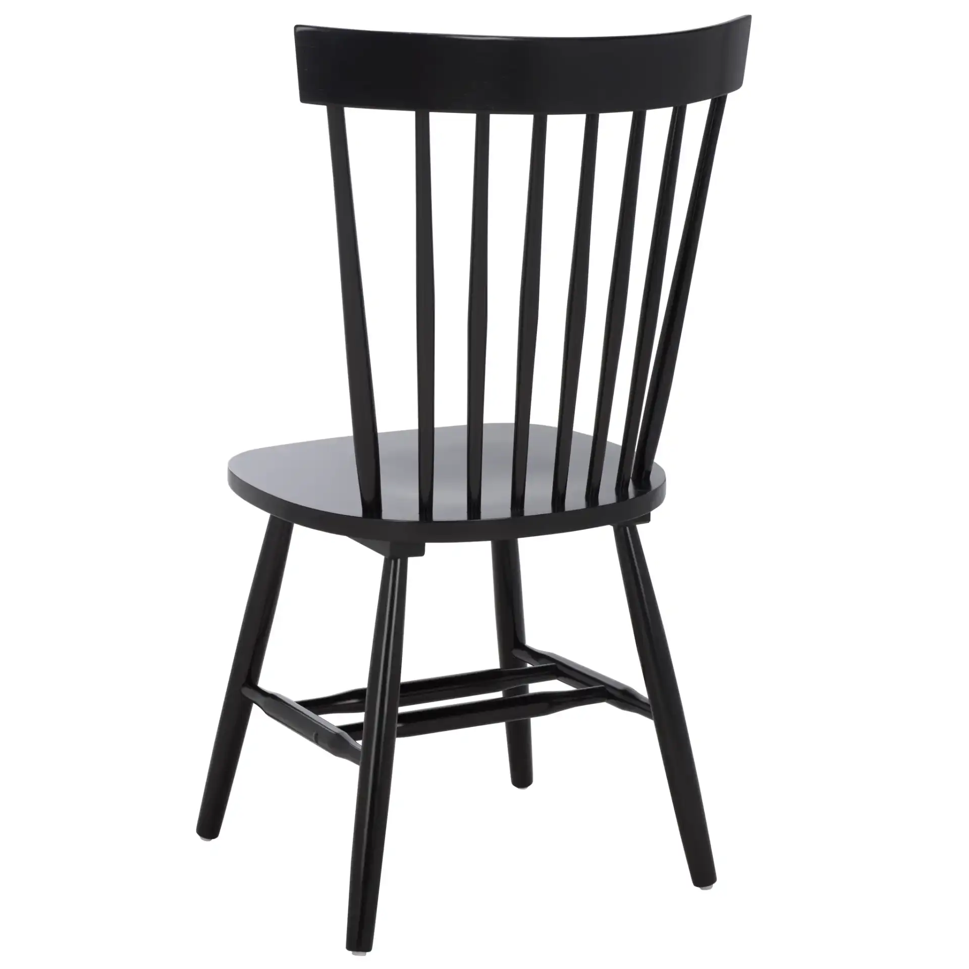 Novalyn Dining Chairs (Set Of 2) in Black, detail view