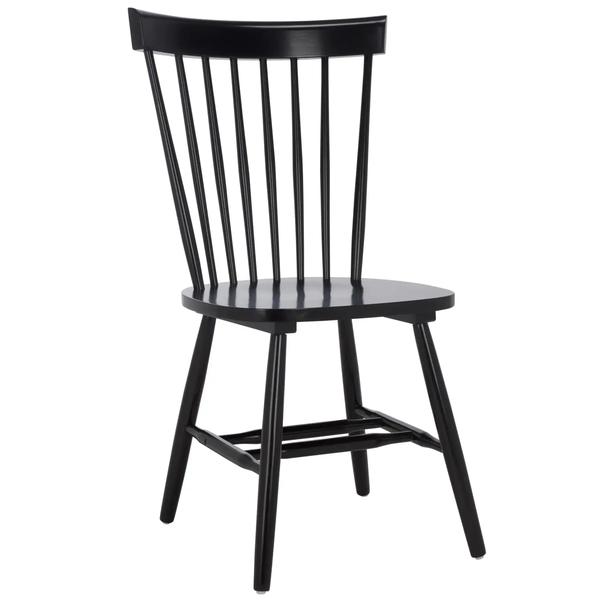 Novalyn Dining Chairs (Set Of 2) in Black, detail view