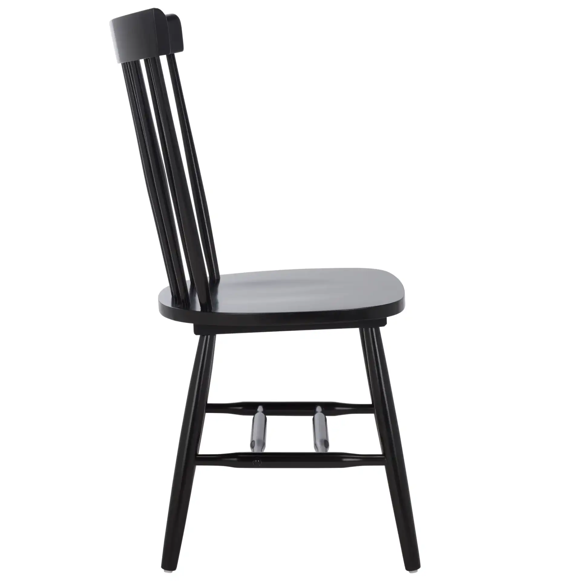 Novalyn Dining Chairs (Set Of 2) in Black, detail view