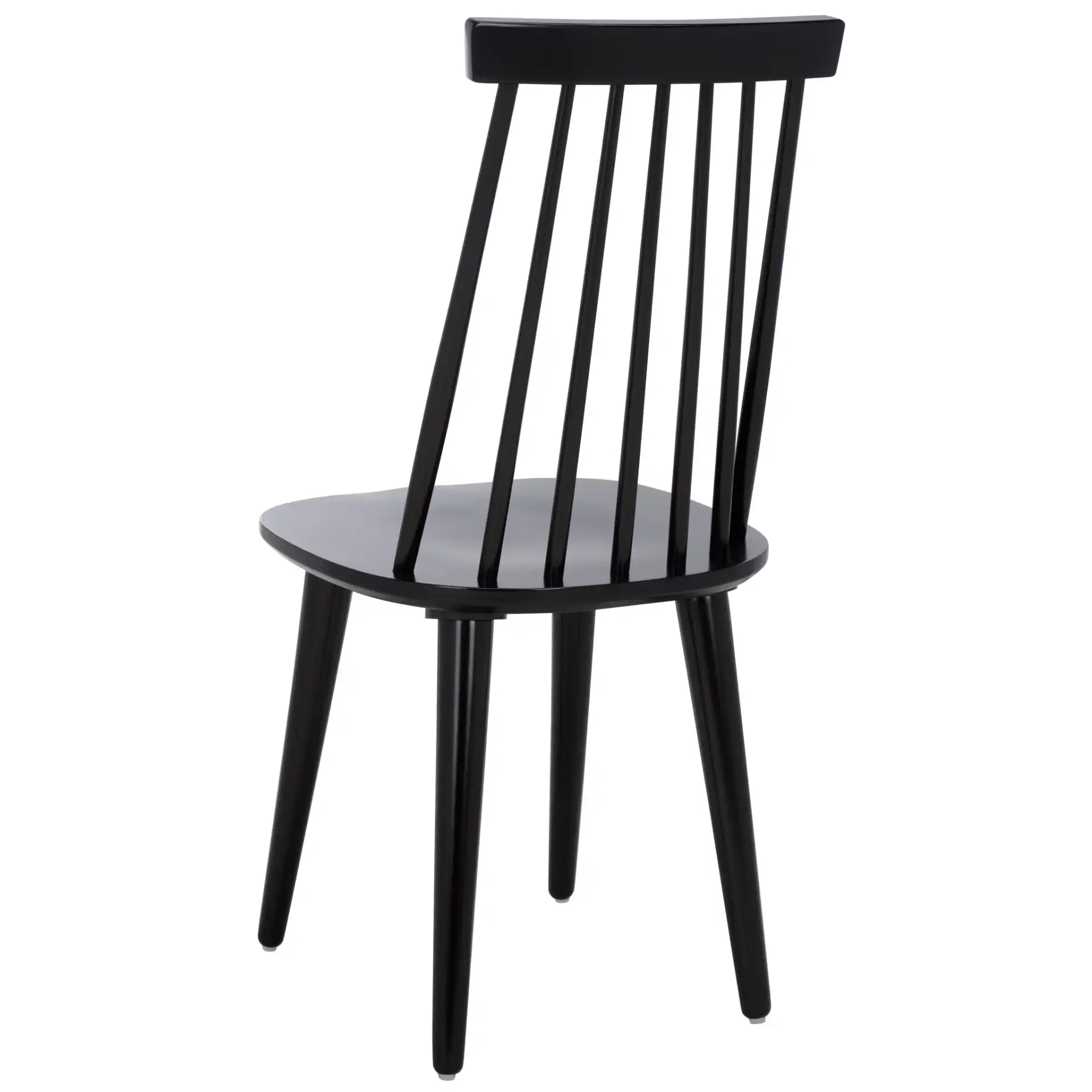 Raylin Dining Chairs (Set of 2) in Black, detail view