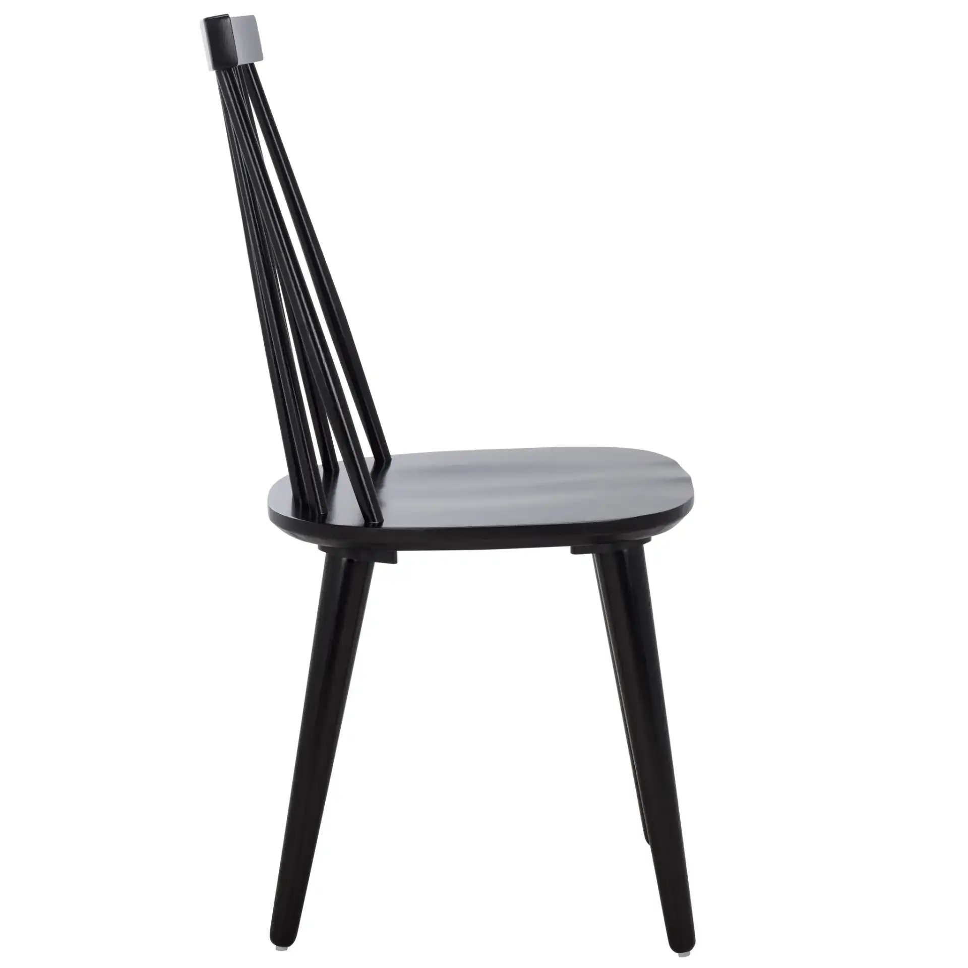 Raylin Dining Chairs (Set of 2) in Black, detail view