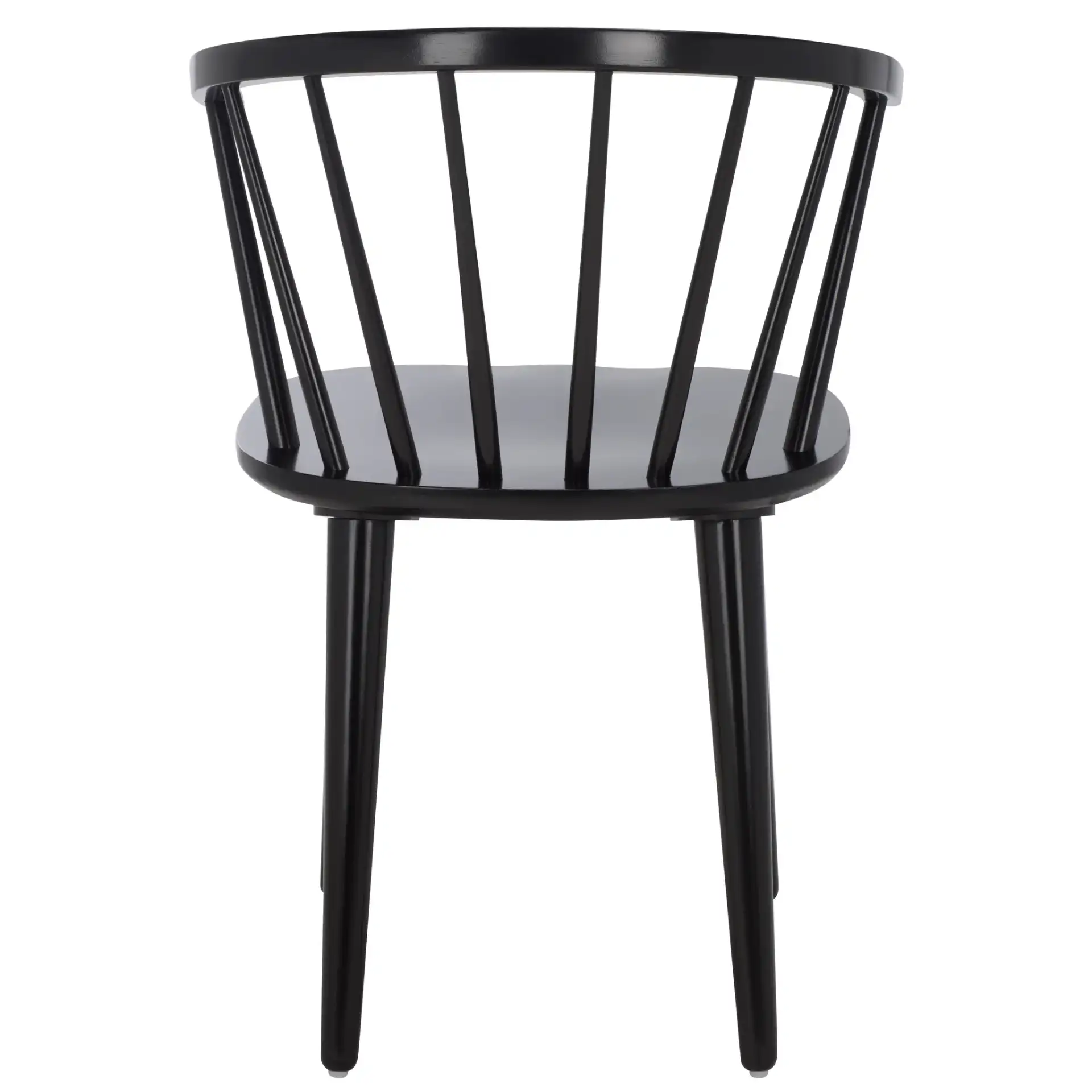 Mandalyn Dining Chairs (Set of 2) in Black, detail view