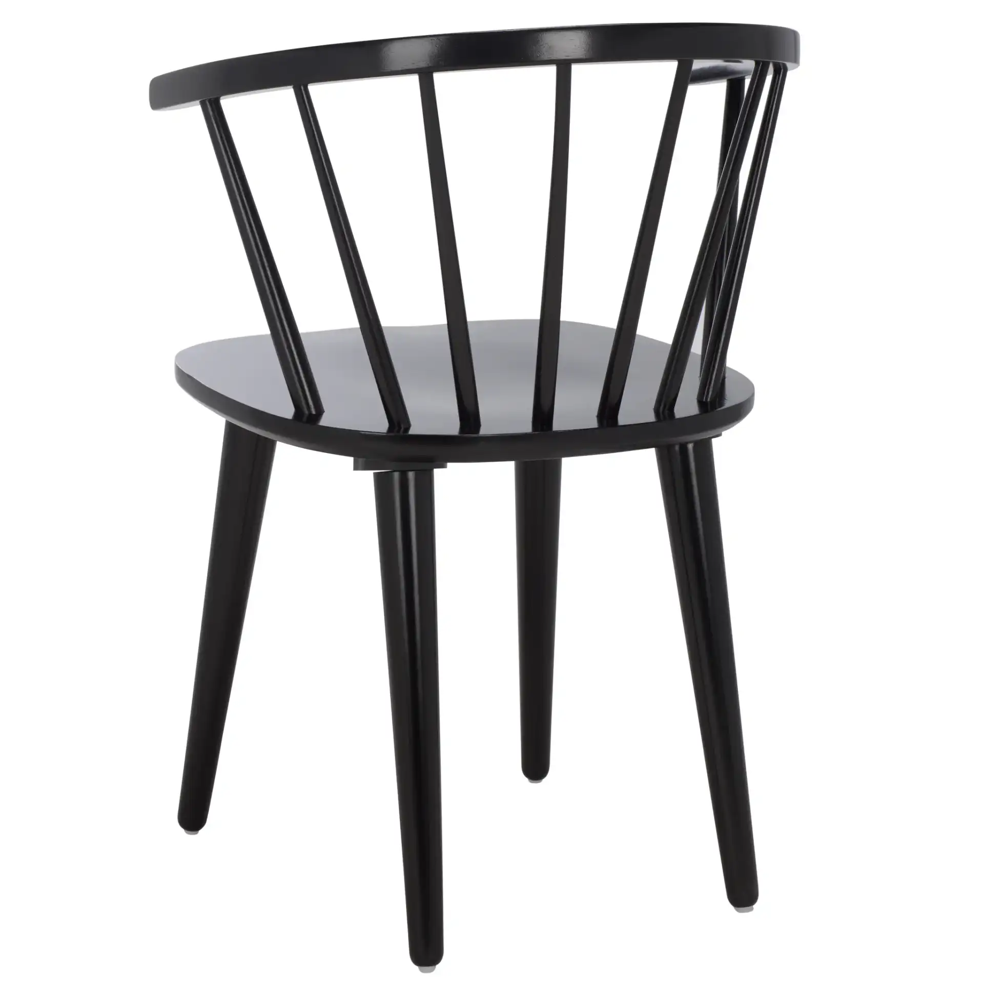 Mandalyn Dining Chairs (Set of 2) in Black, detail view