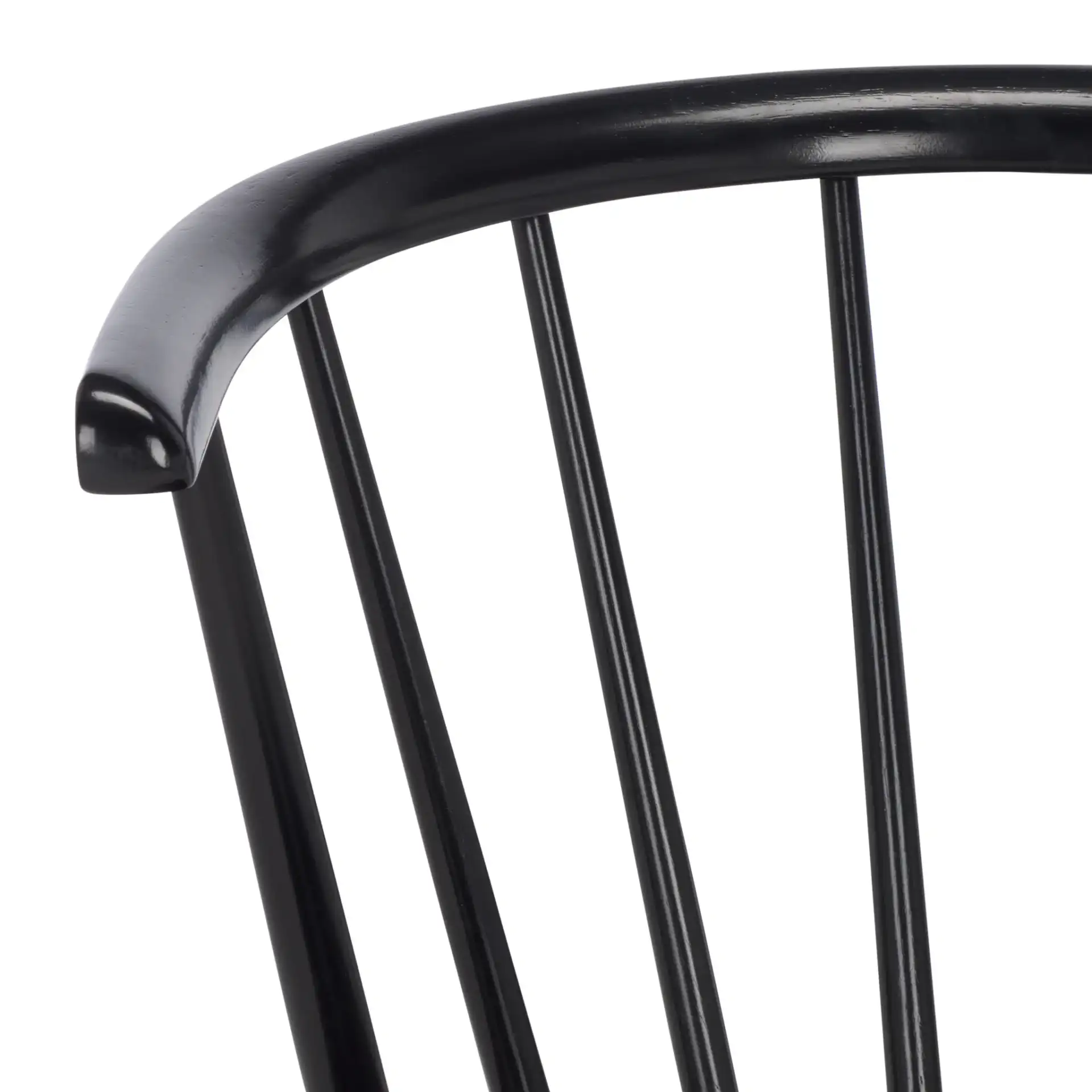 Mandalyn Dining Chairs (Set of 2) in Black in a styled room