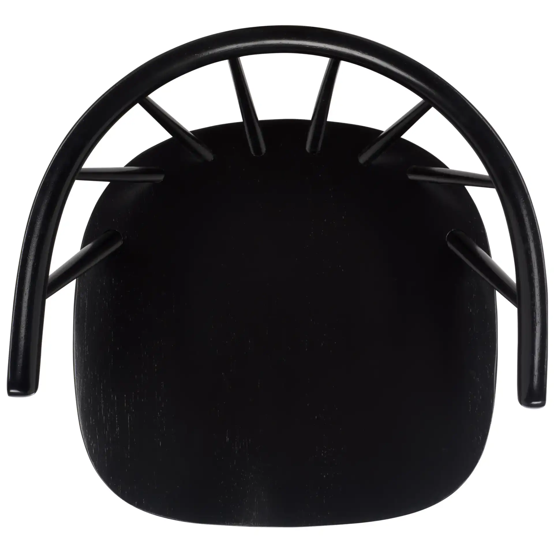 Mandalyn Dining Chairs (Set of 2) in Black, detail view
