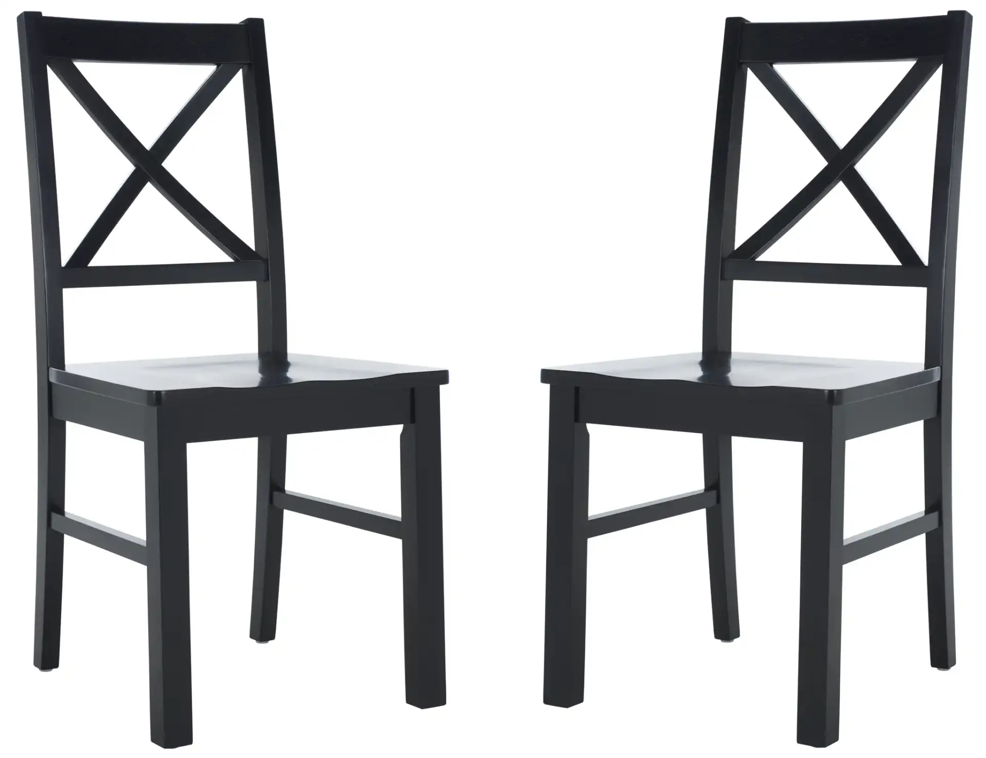 Akash Dining Chair (Set of 2) in Black, detail view