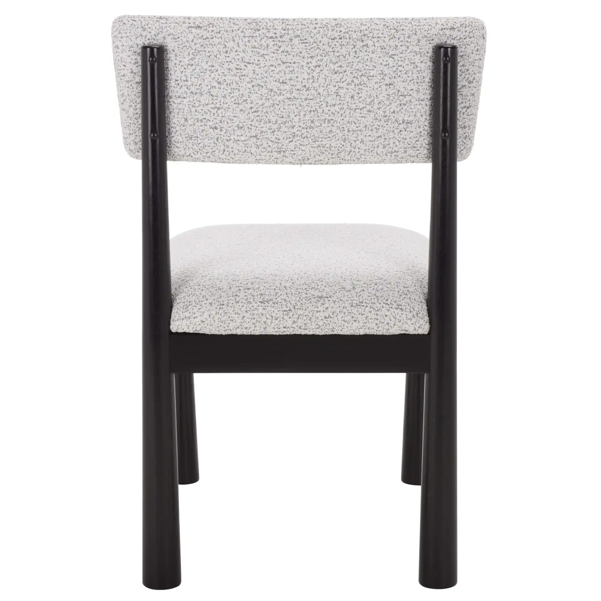 Koki Dining Chair in Black / White, detail view