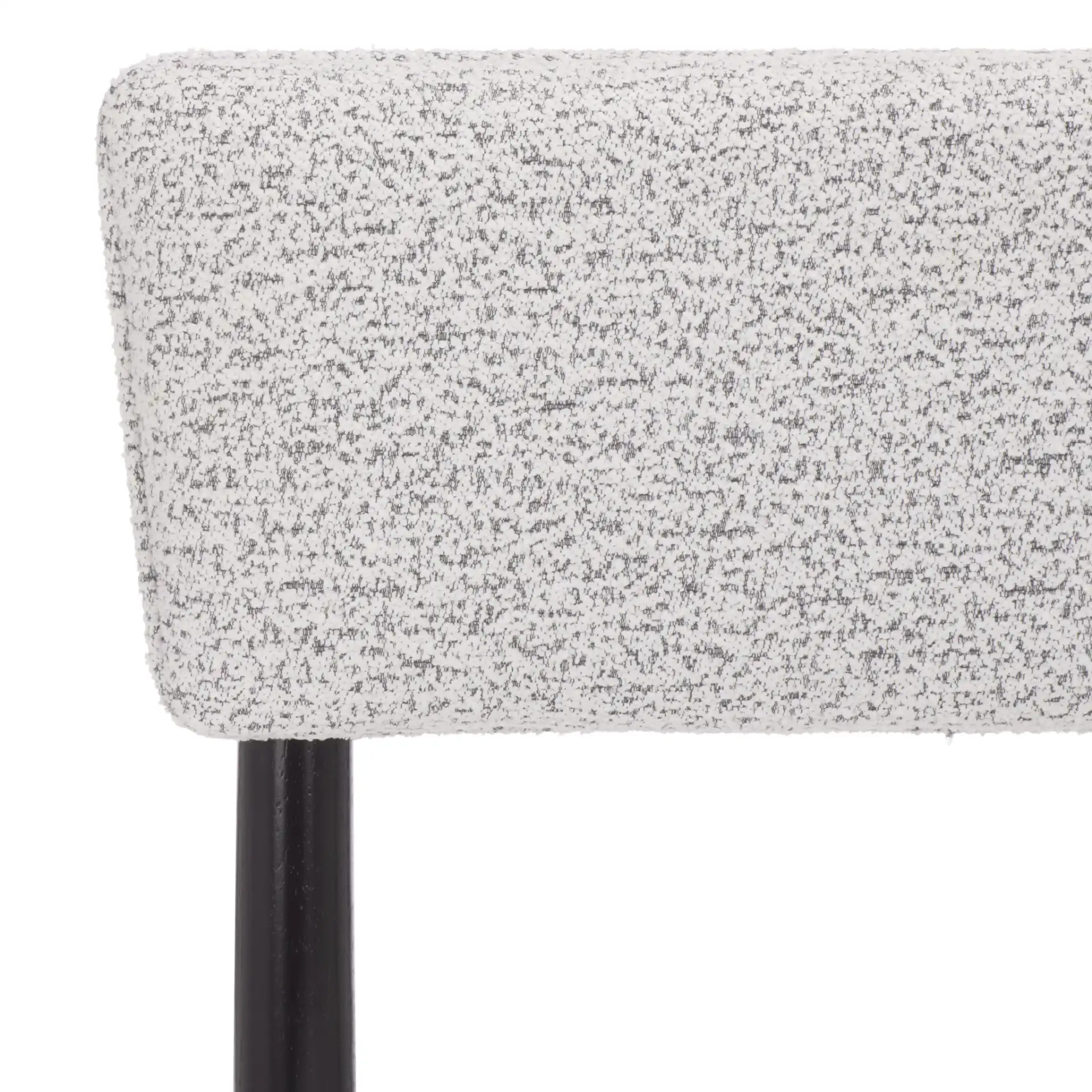 Koki Dining Chair in Black / White in a styled room