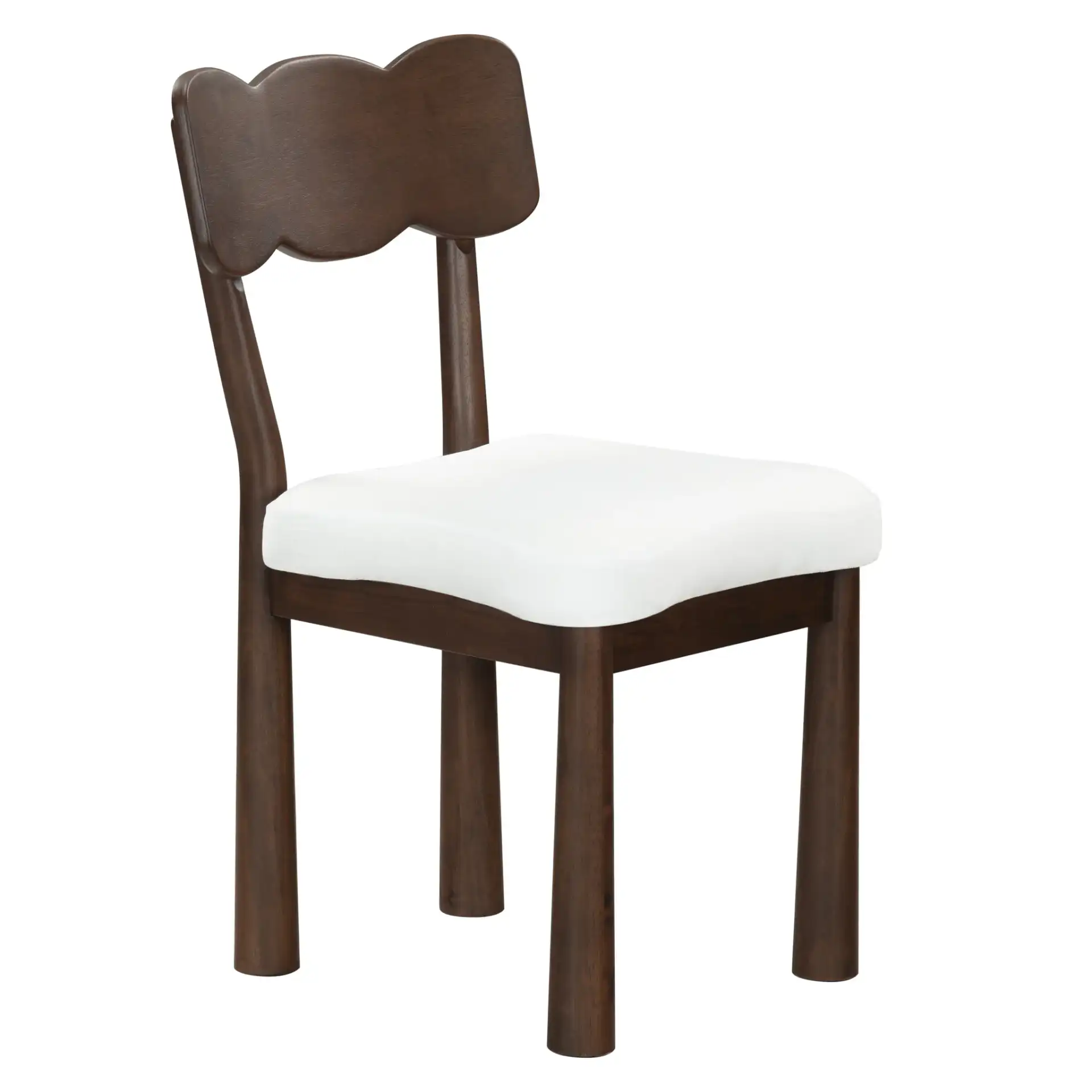 Dark Walnut / White