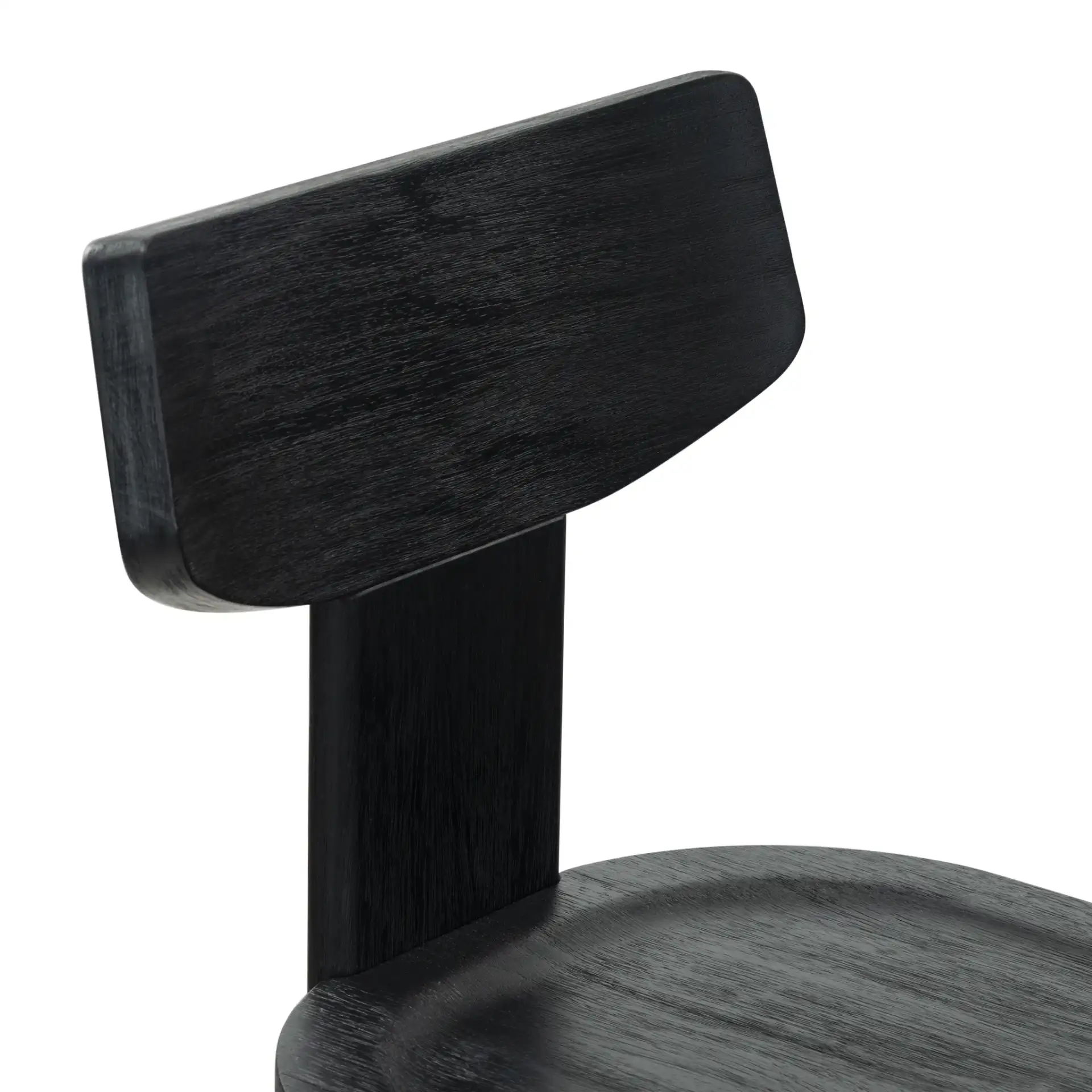 Jerrod Dining Chair (Set of 2) in Black in a styled room
