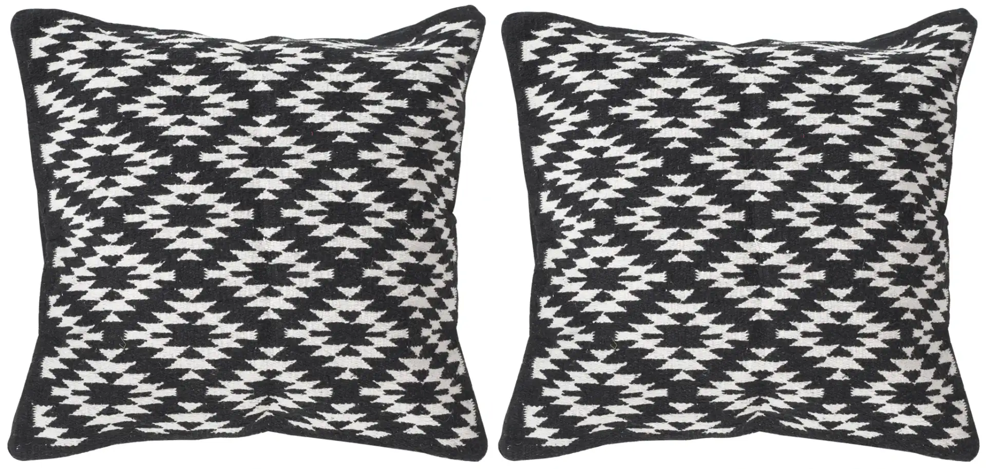 Midnight Desert Pillow (Set Of 2) in Black, detail view