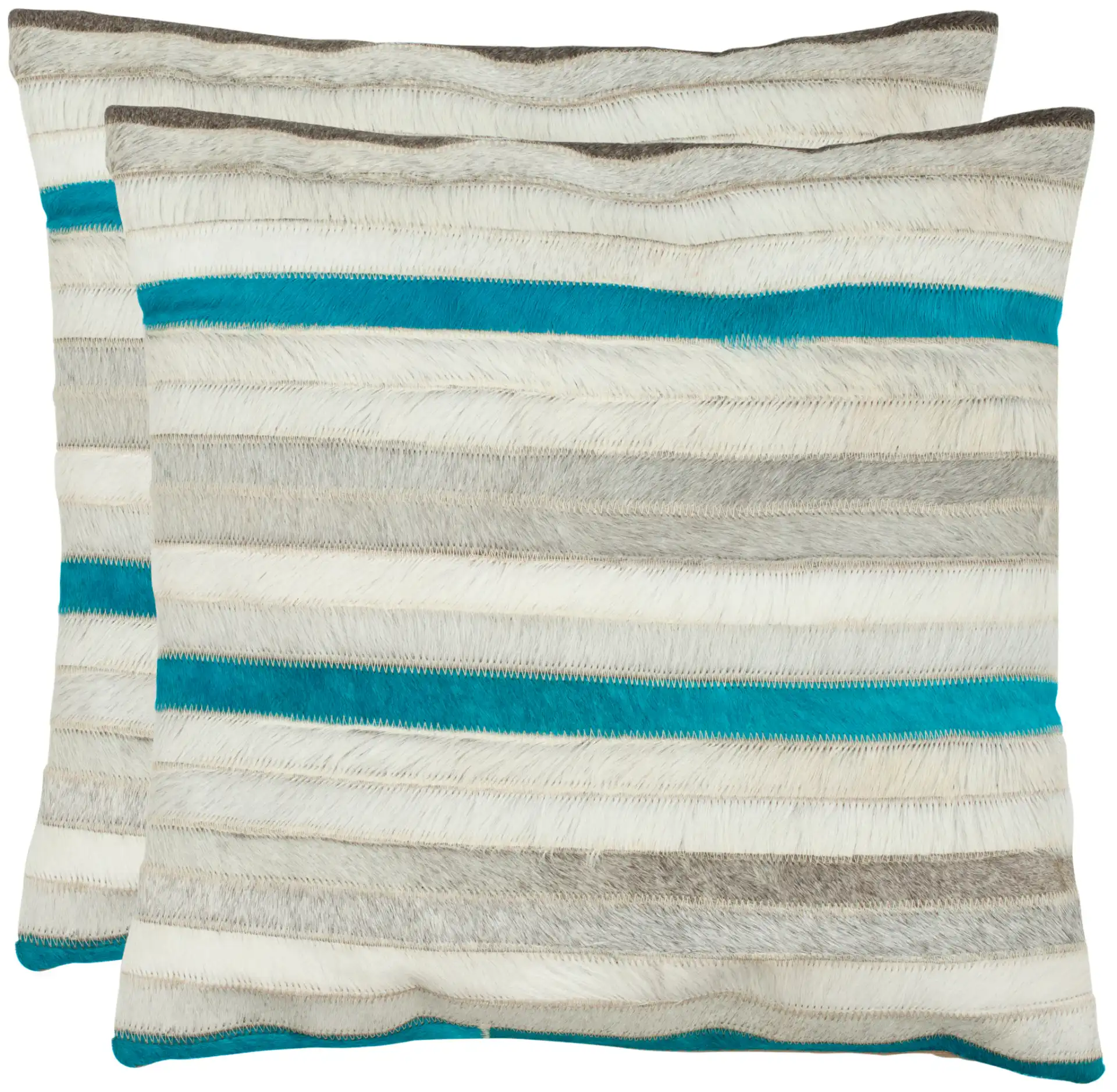 Quinn Pillow (Set Of 2) in Gray, detail view