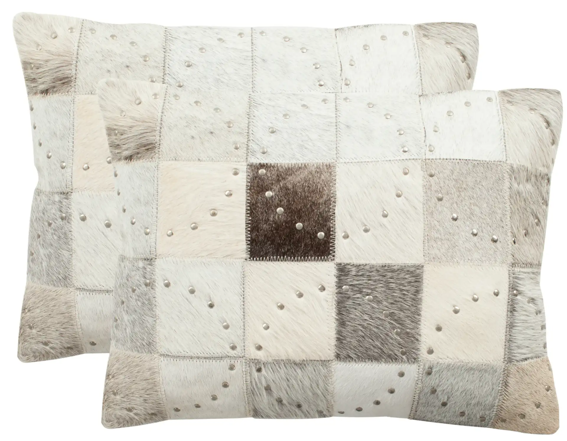 Phoebe Pillow (Set of 2) in White, detail view