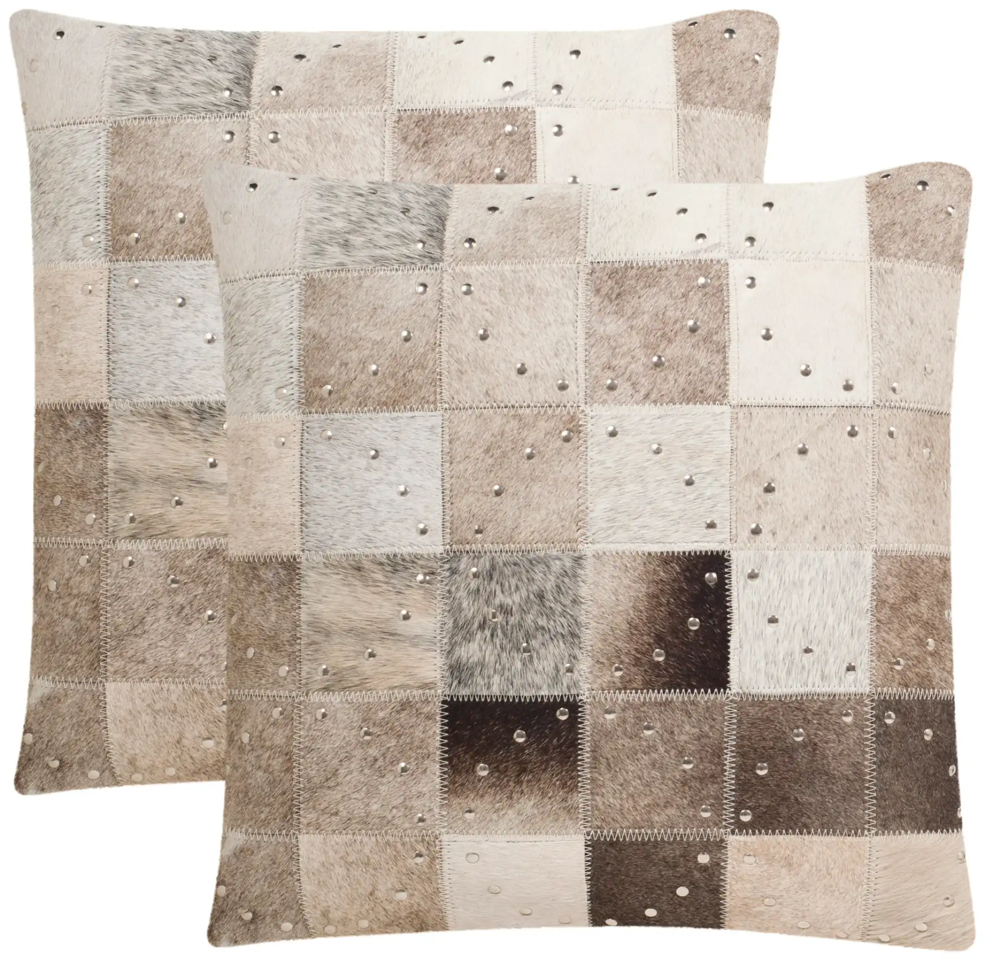 Phoebe Pillow (Set of 2) in White, detail view