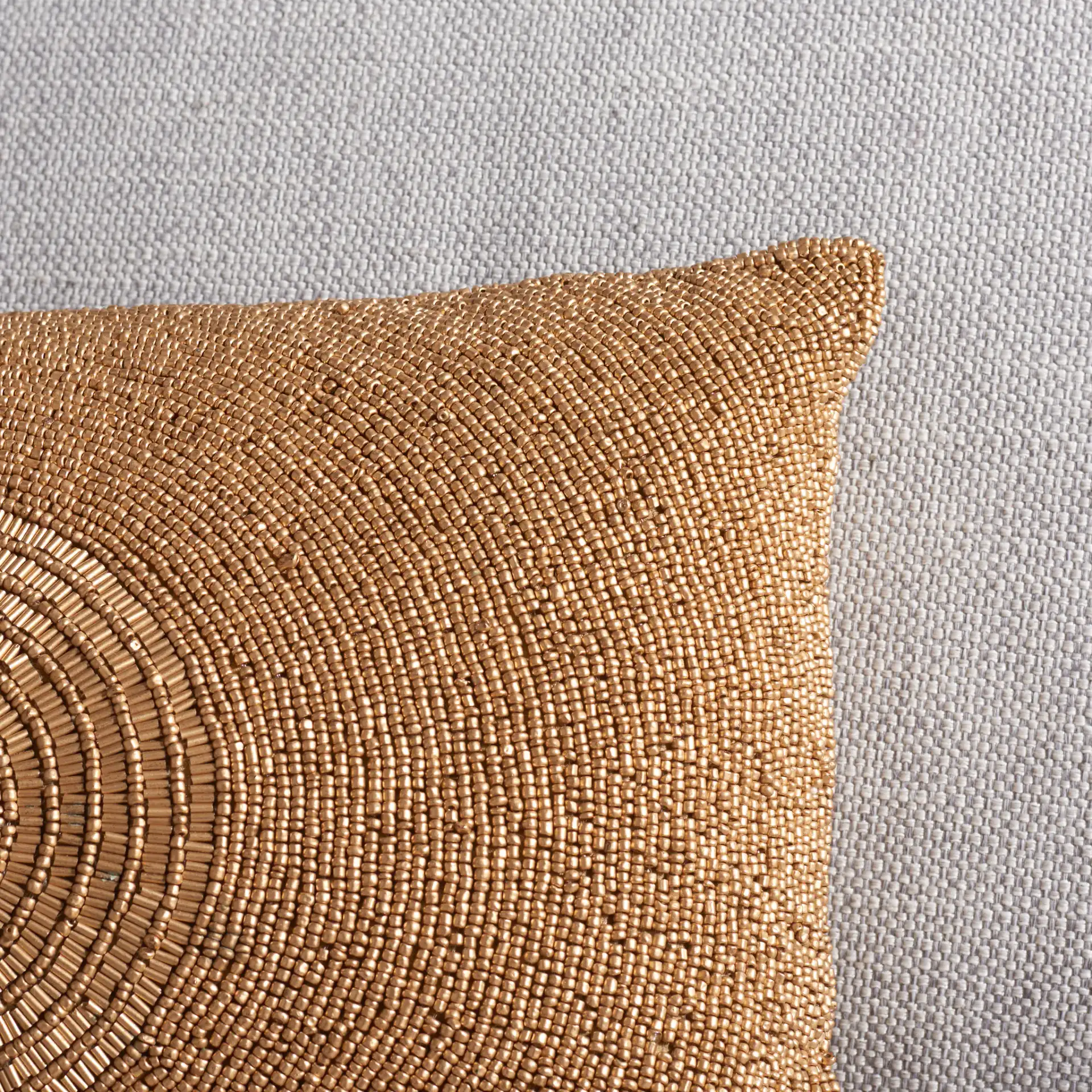 Cleopatra Pillow (Set of 2) in Old Gold in a styled room