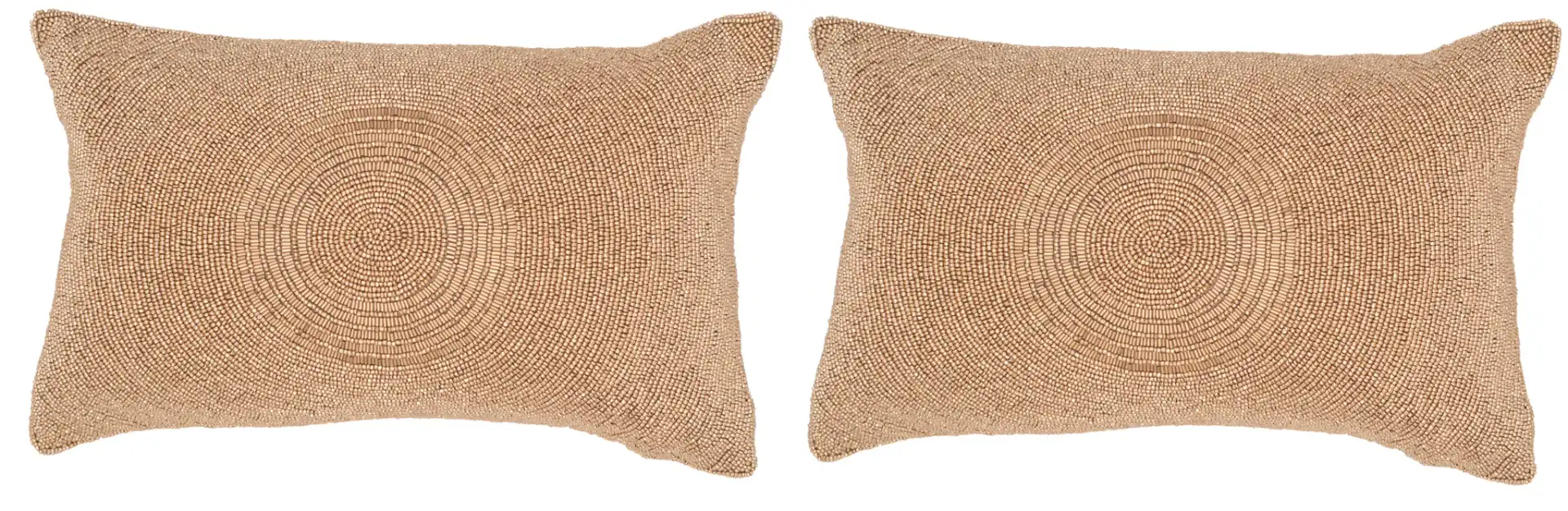 Cleopatra Pillow (Set of 2) in Old Gold, detail view