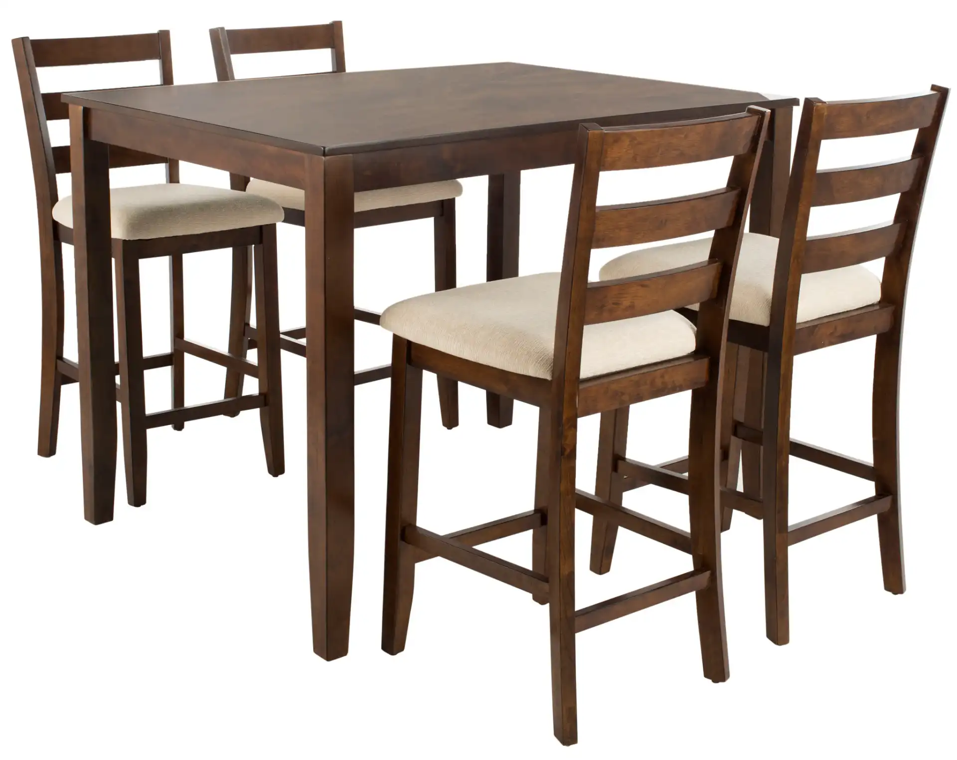 Melvin Five-Piece Pub Set in Brown