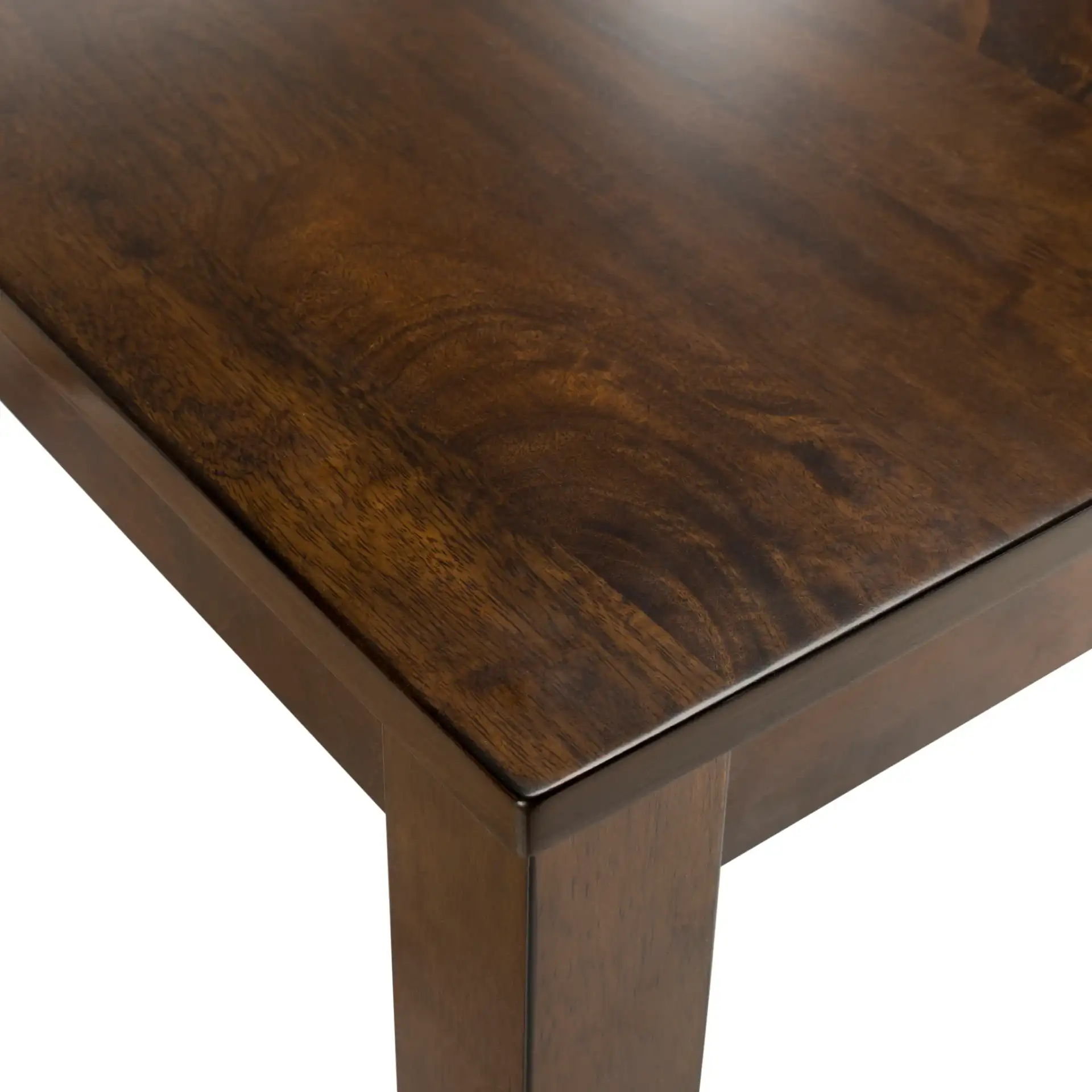 Melvin Five-Piece Pub Set in Brown, detail view