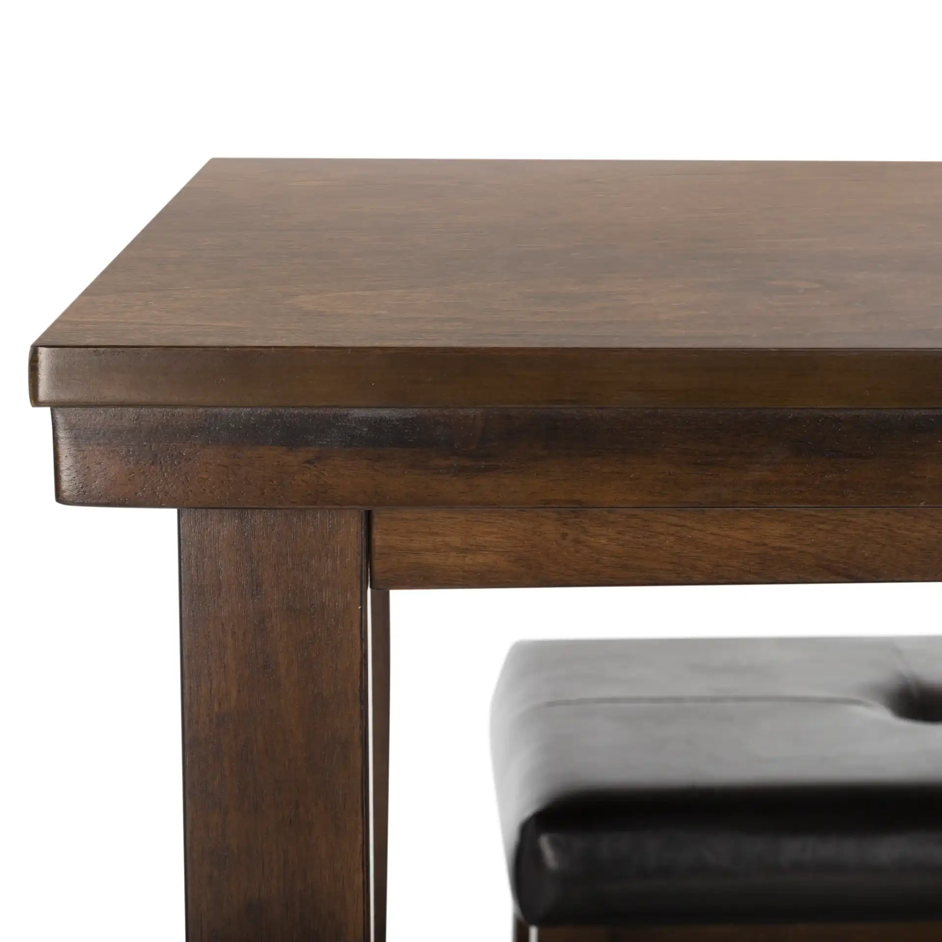 Billy Five-Piece Pub Set in Dark Brown in a styled room