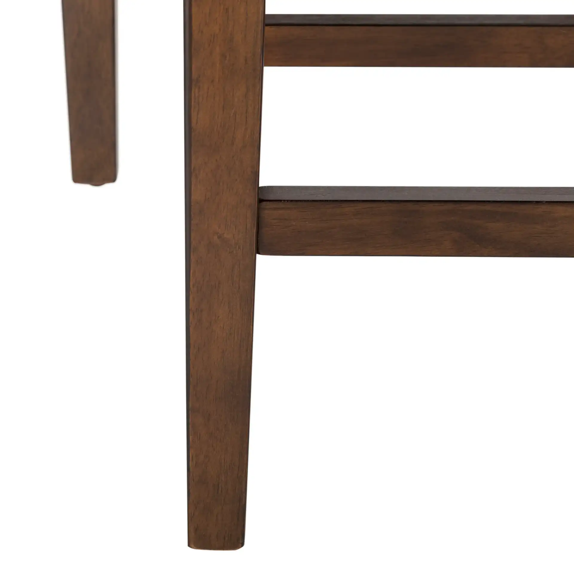 Billy Five-Piece Pub Set in Dark Brown, detail view