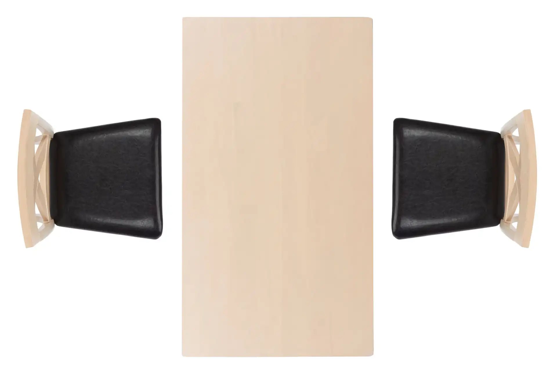 Everest Three-Piece Pub Set in White Washed, detail view