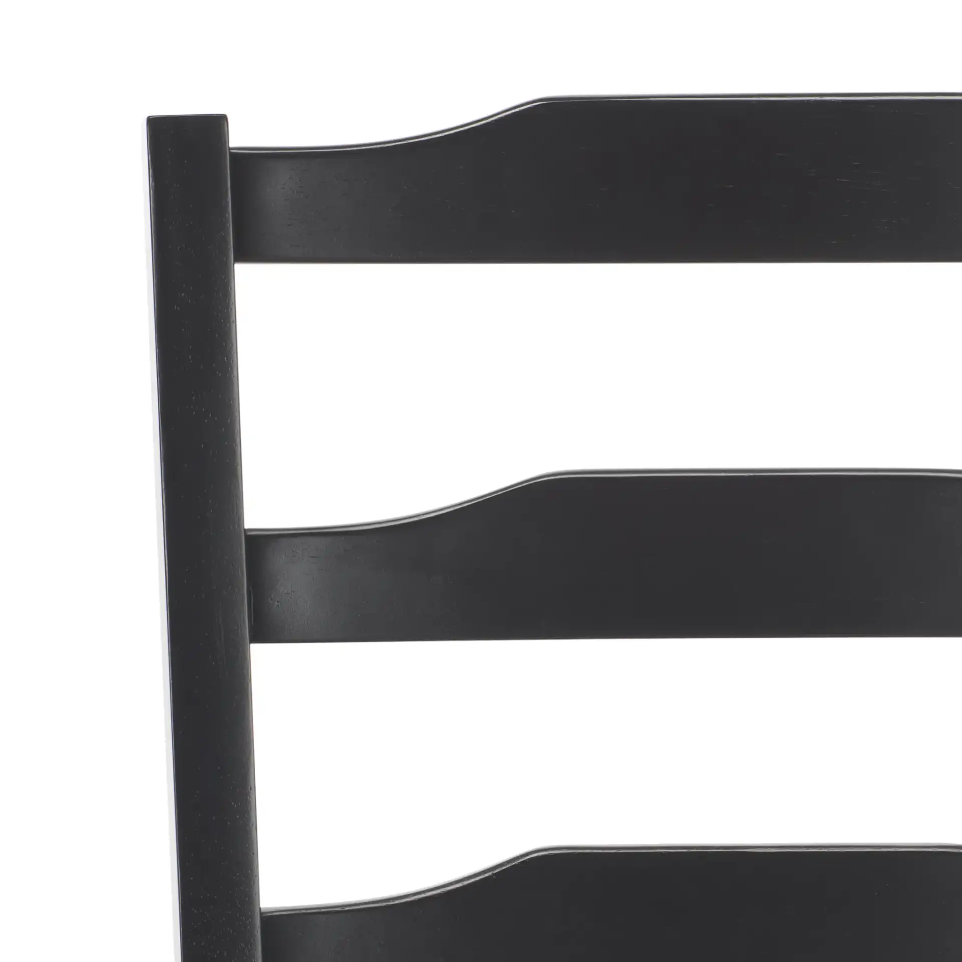 Shay Five-Piece Dining Set in Black in a styled room