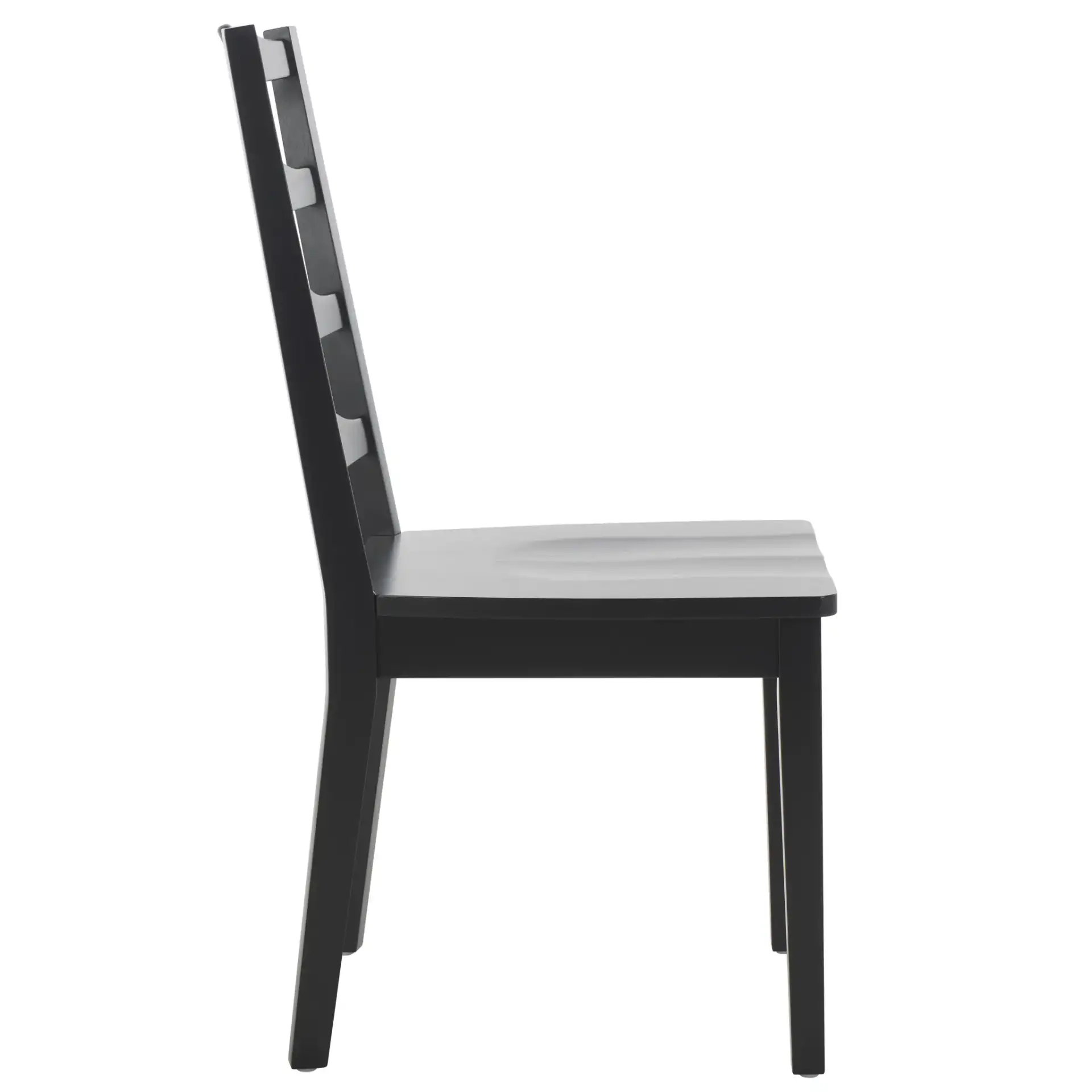 Shay Five-Piece Dining Set in Black, detail view