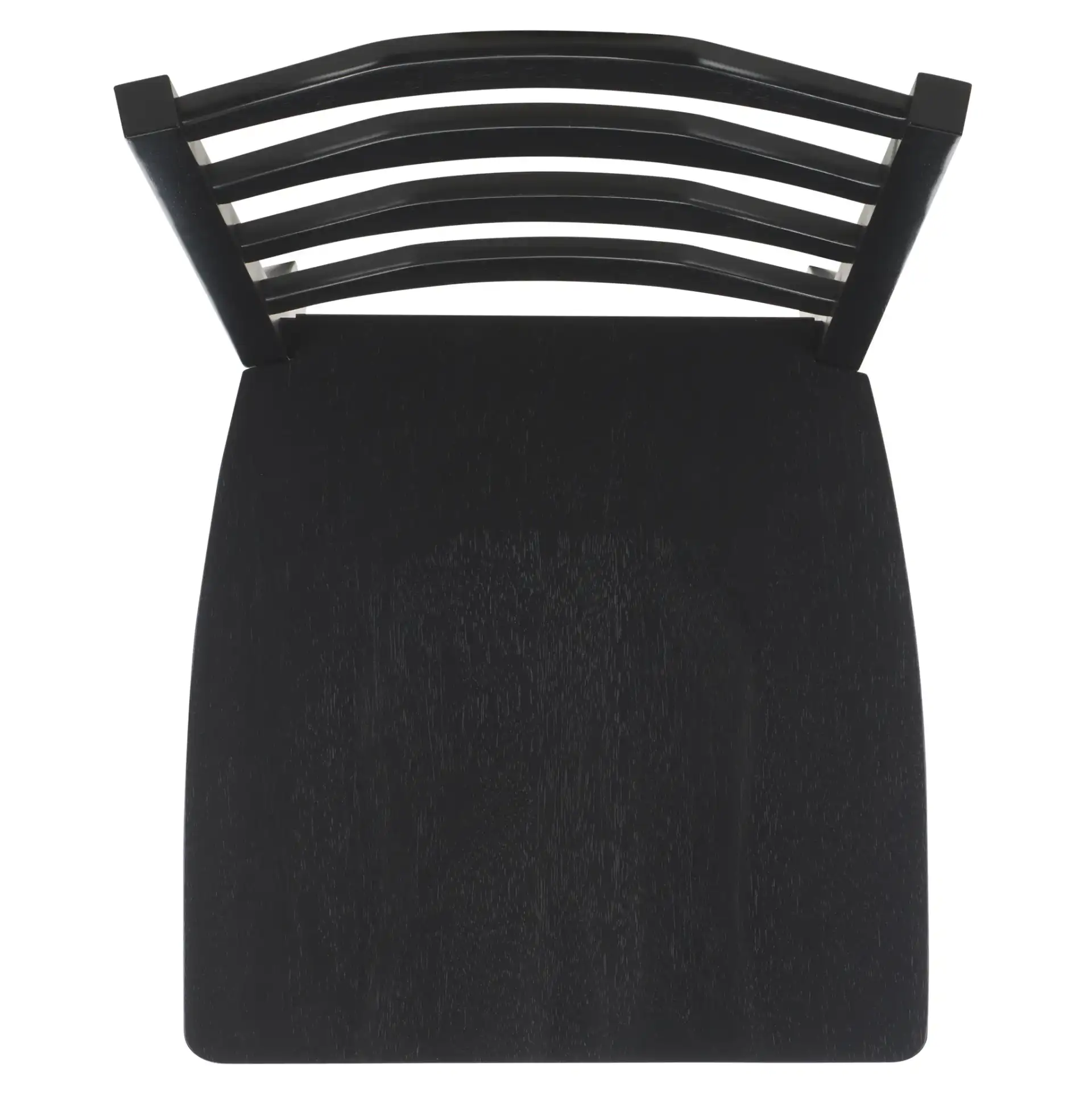Shay Five-Piece Dining Set in Black, detail view