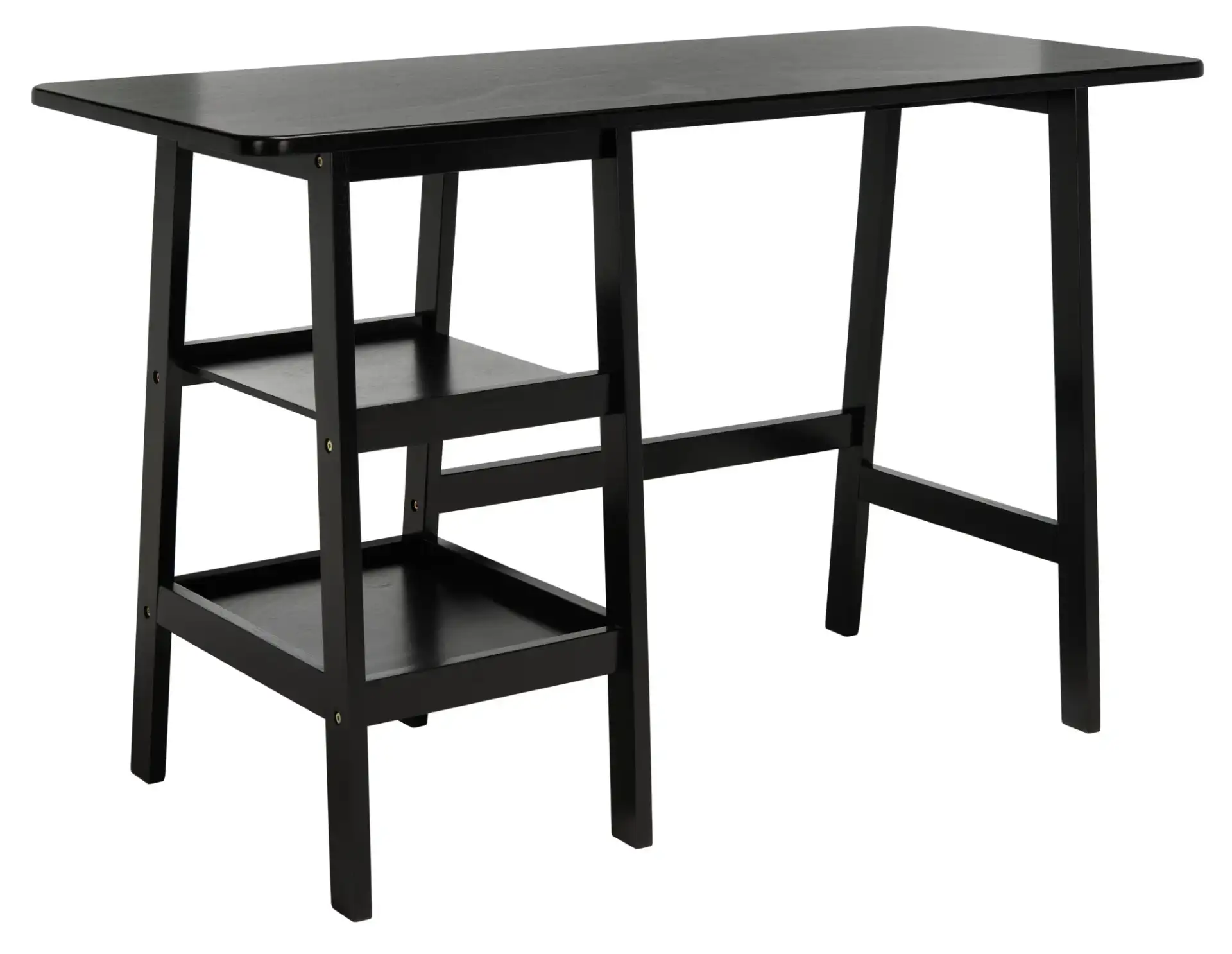 Sofara Desk in Dark Gray, detail view