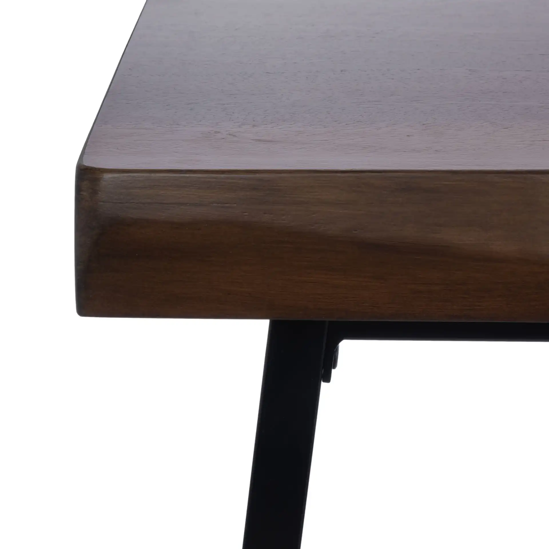Bernhart Desk in Walnut / Black in a styled room