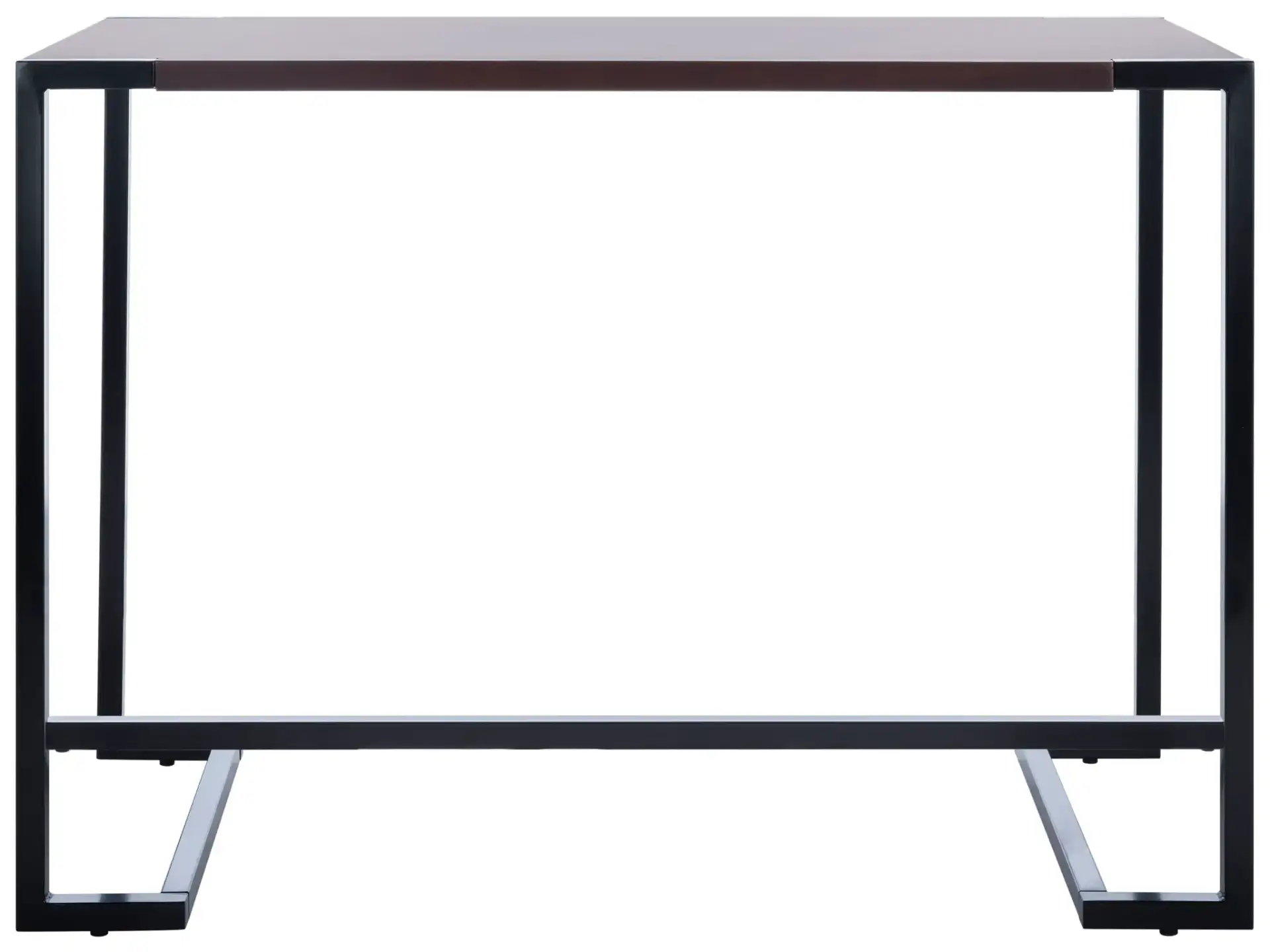Calloway Desk in Walnut / Black, detail view