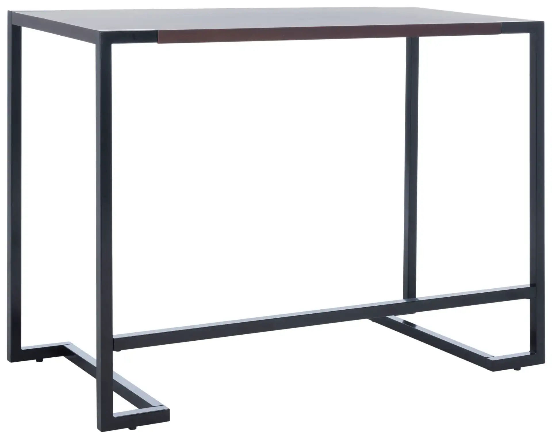 Calloway Desk in Walnut / Black, detail view