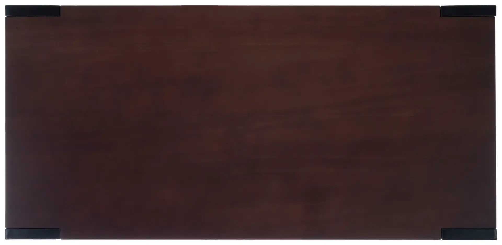 Calloway Desk in Walnut / Black, detail view