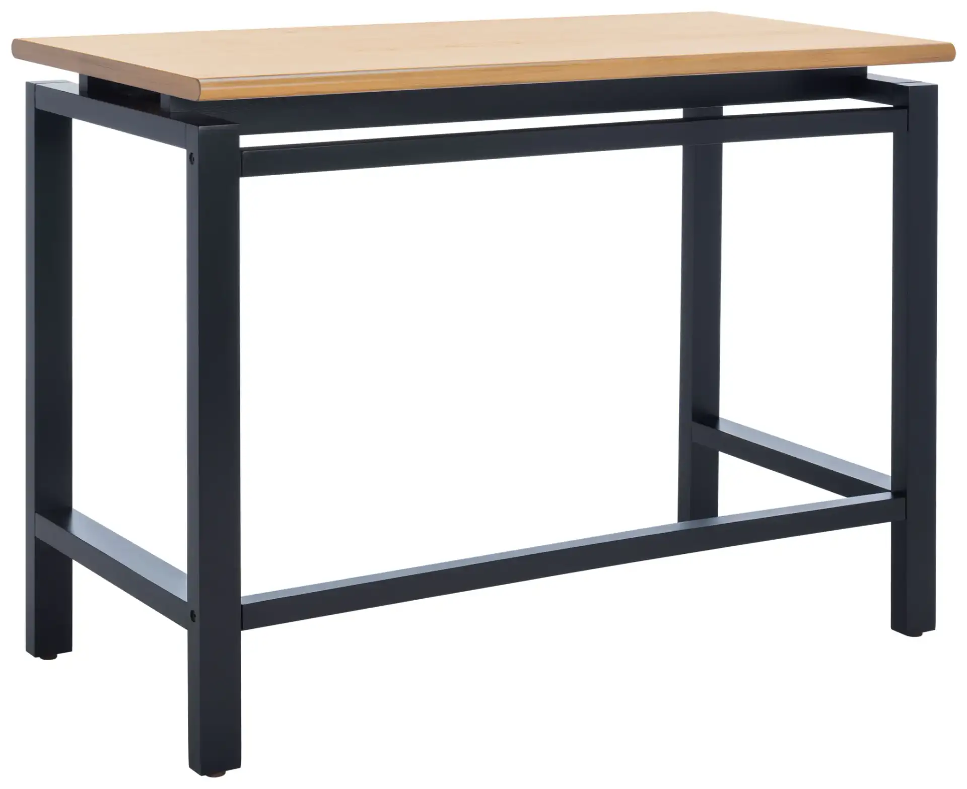 Embry Desk in Natural / Black, detail view