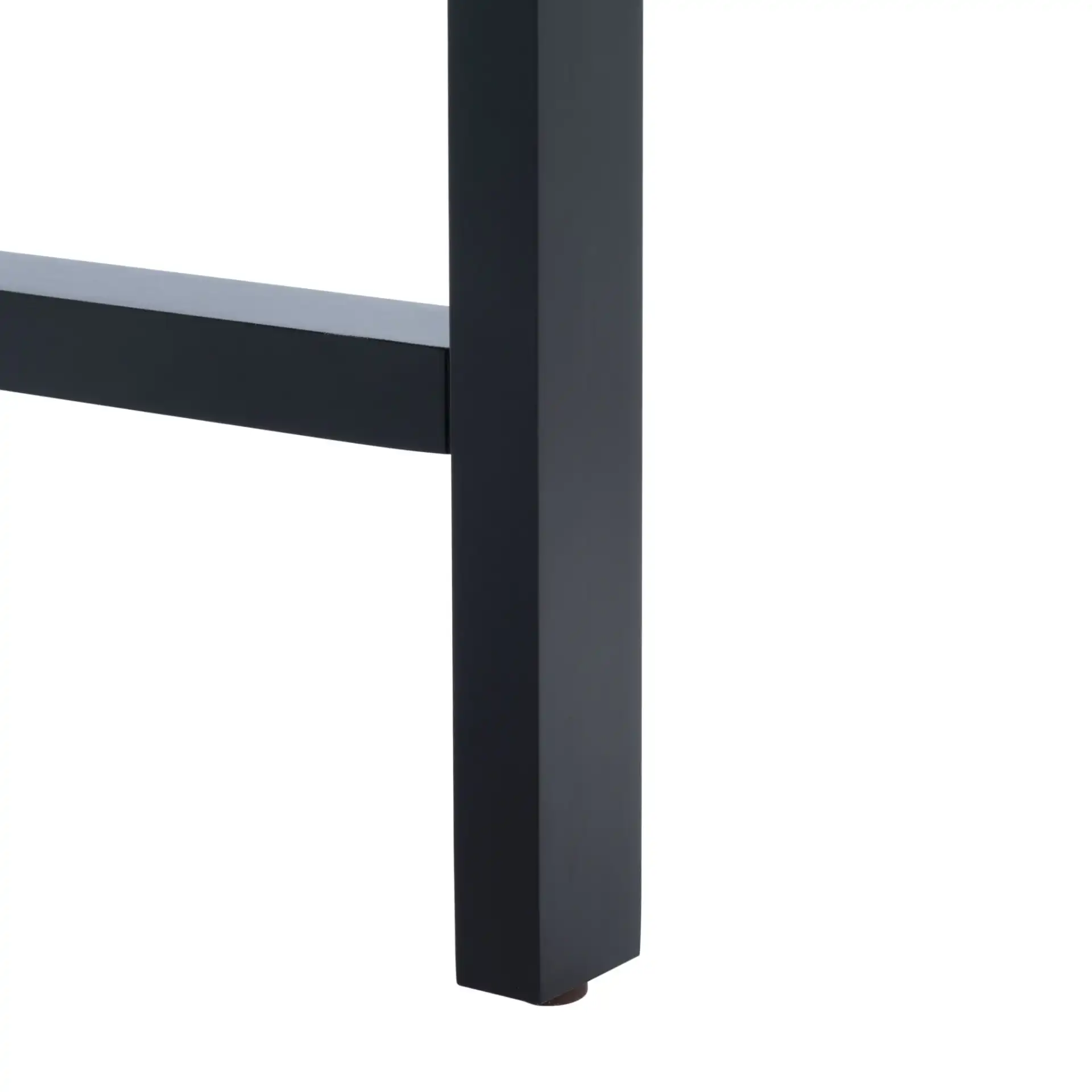 Embry Desk in Natural / Black, detail view