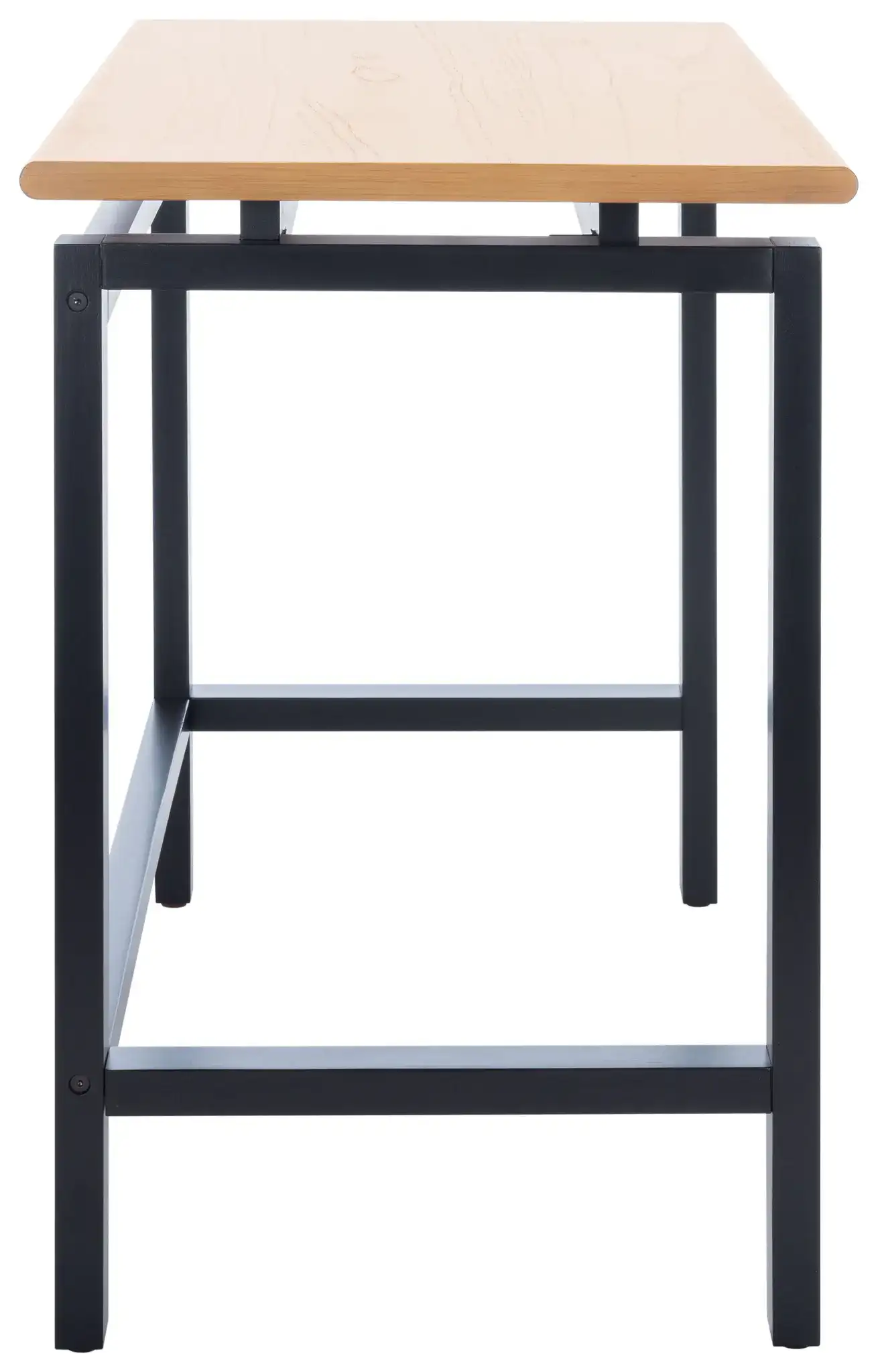 Embry Desk in Natural / Black, detail view