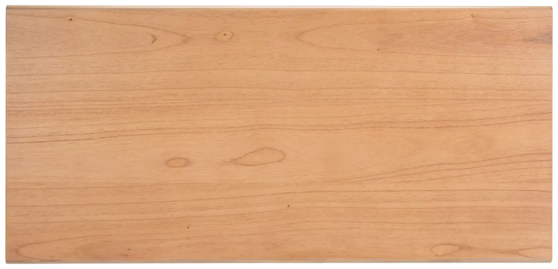 Embry Desk in Natural / Black, detail view