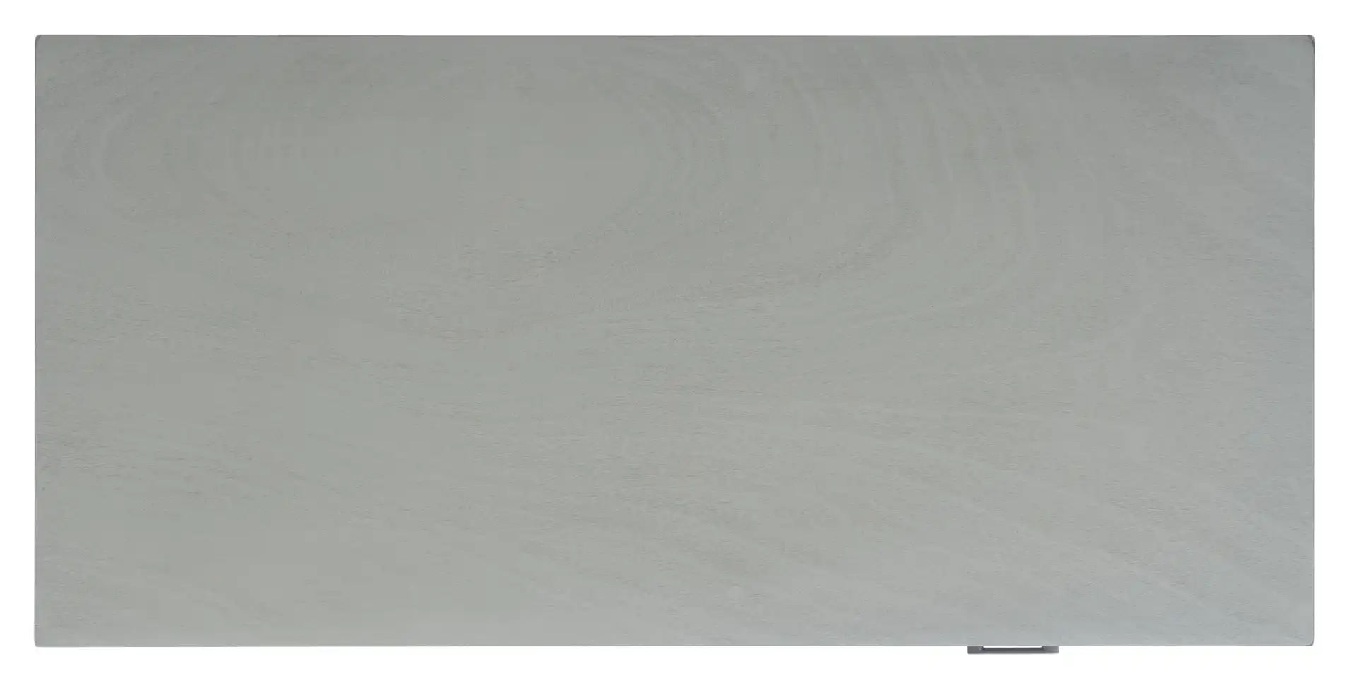 Remy One-Drawer Writing Desk in Distressed Gray, detail view