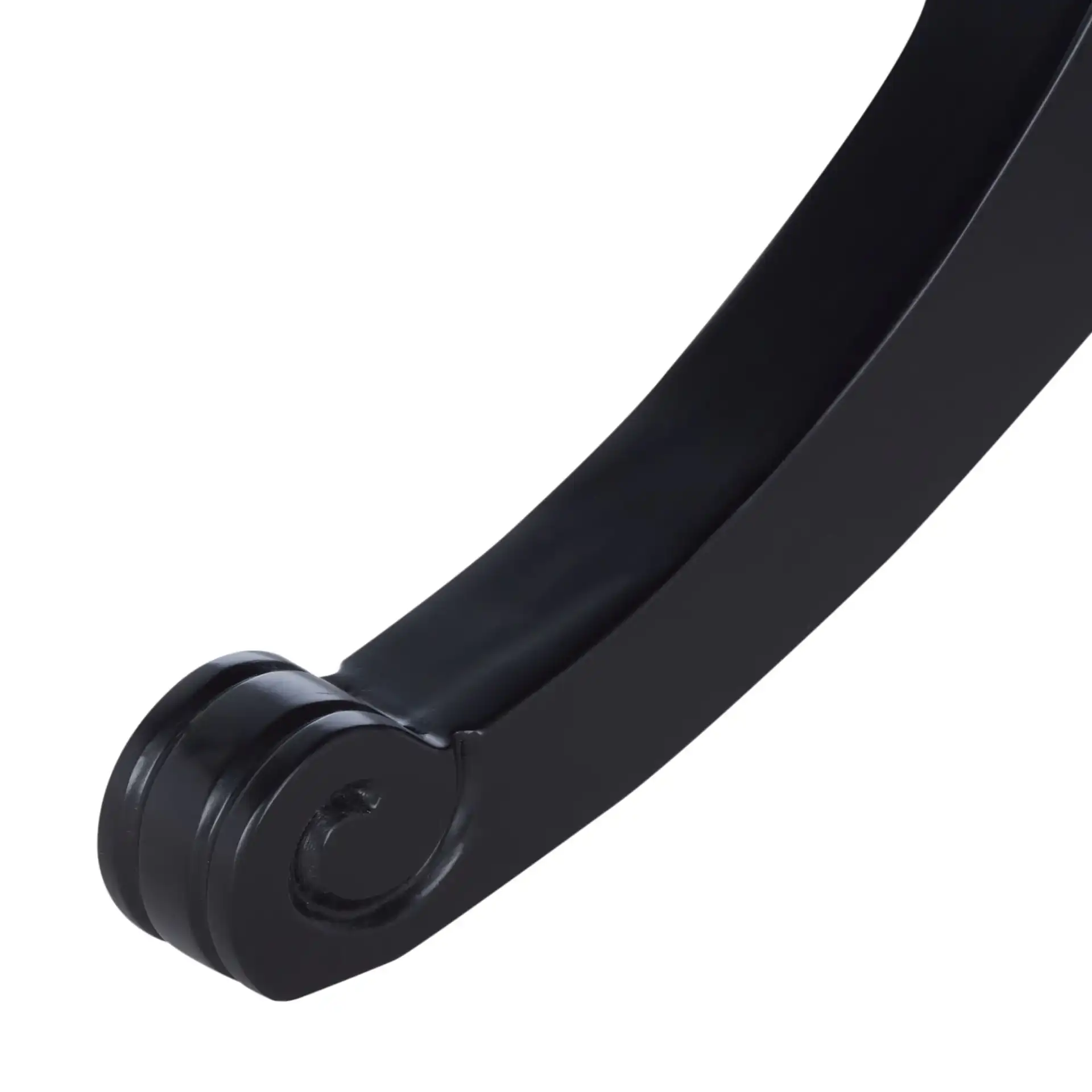 Forest Drop Leaf Dining Table in Black, detail view