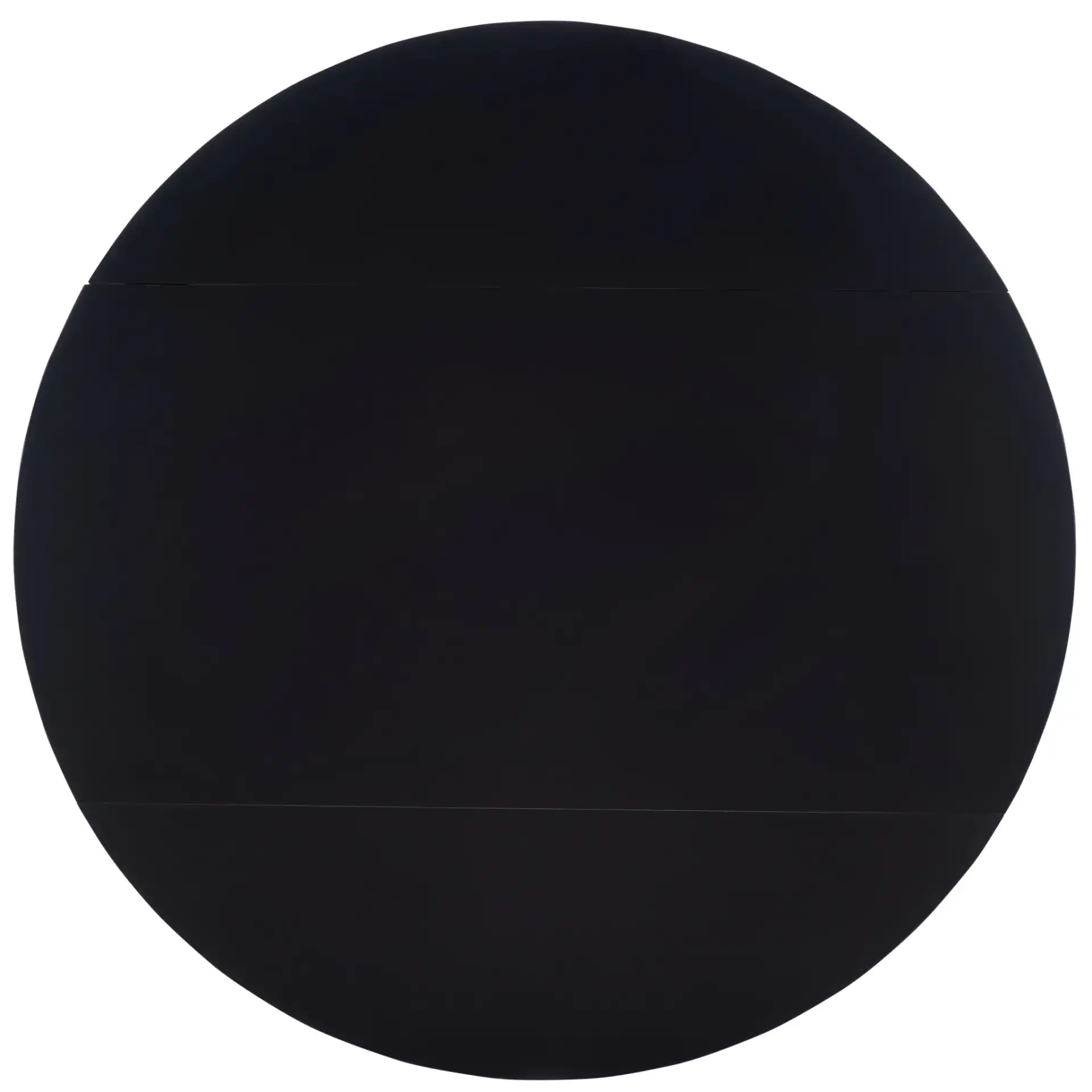 Forest Drop Leaf Dining Table in Black, detail view
