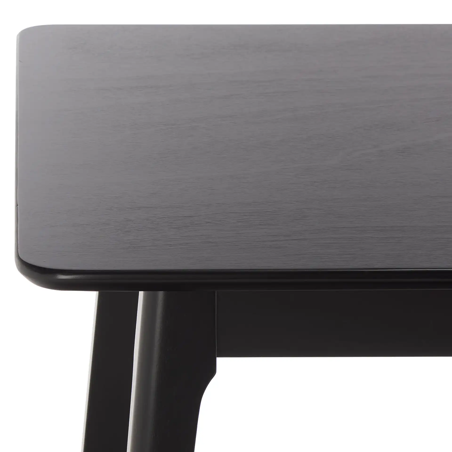 Forus Dining Table in Black in a styled room