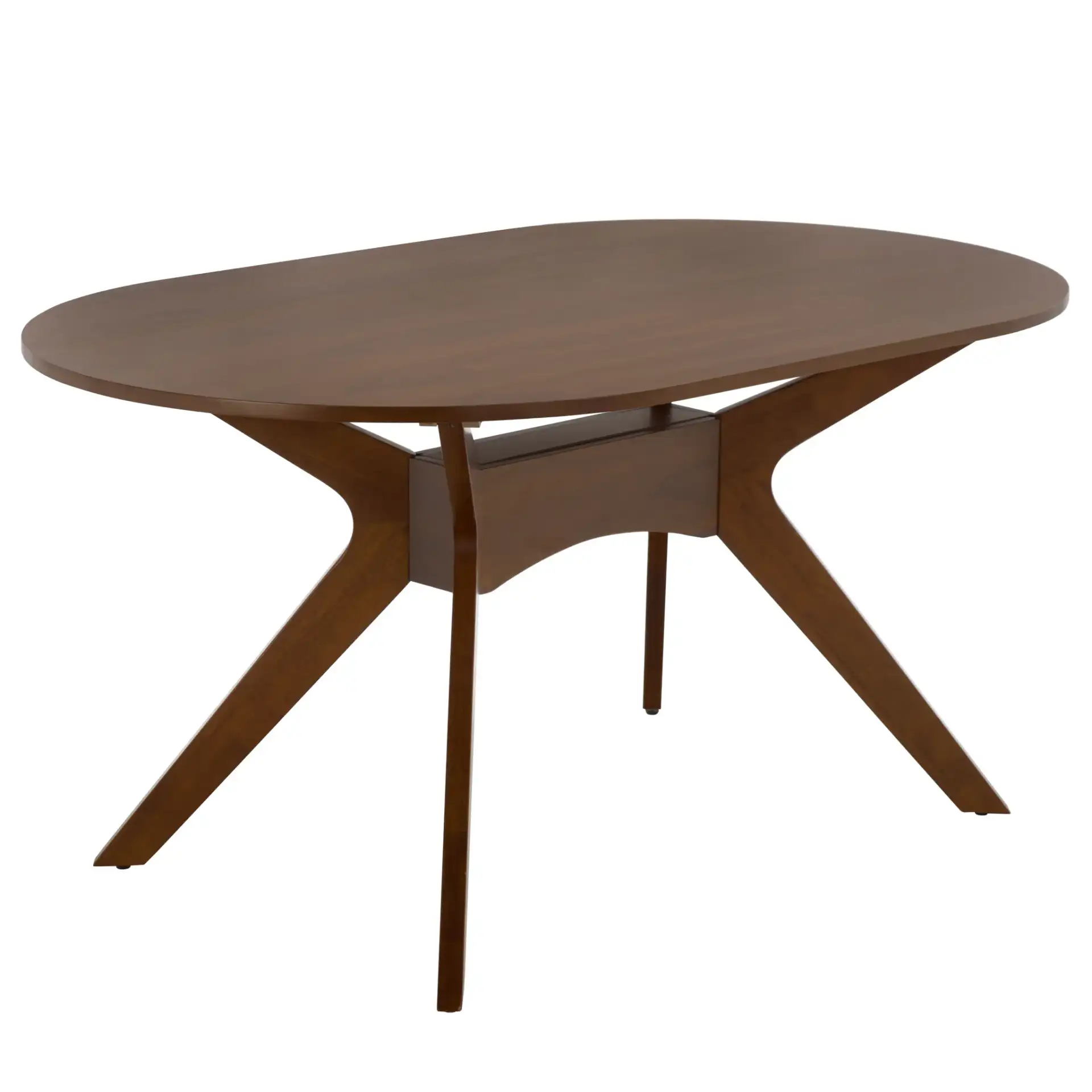 Vanston Dining Table in Walnut, detail view