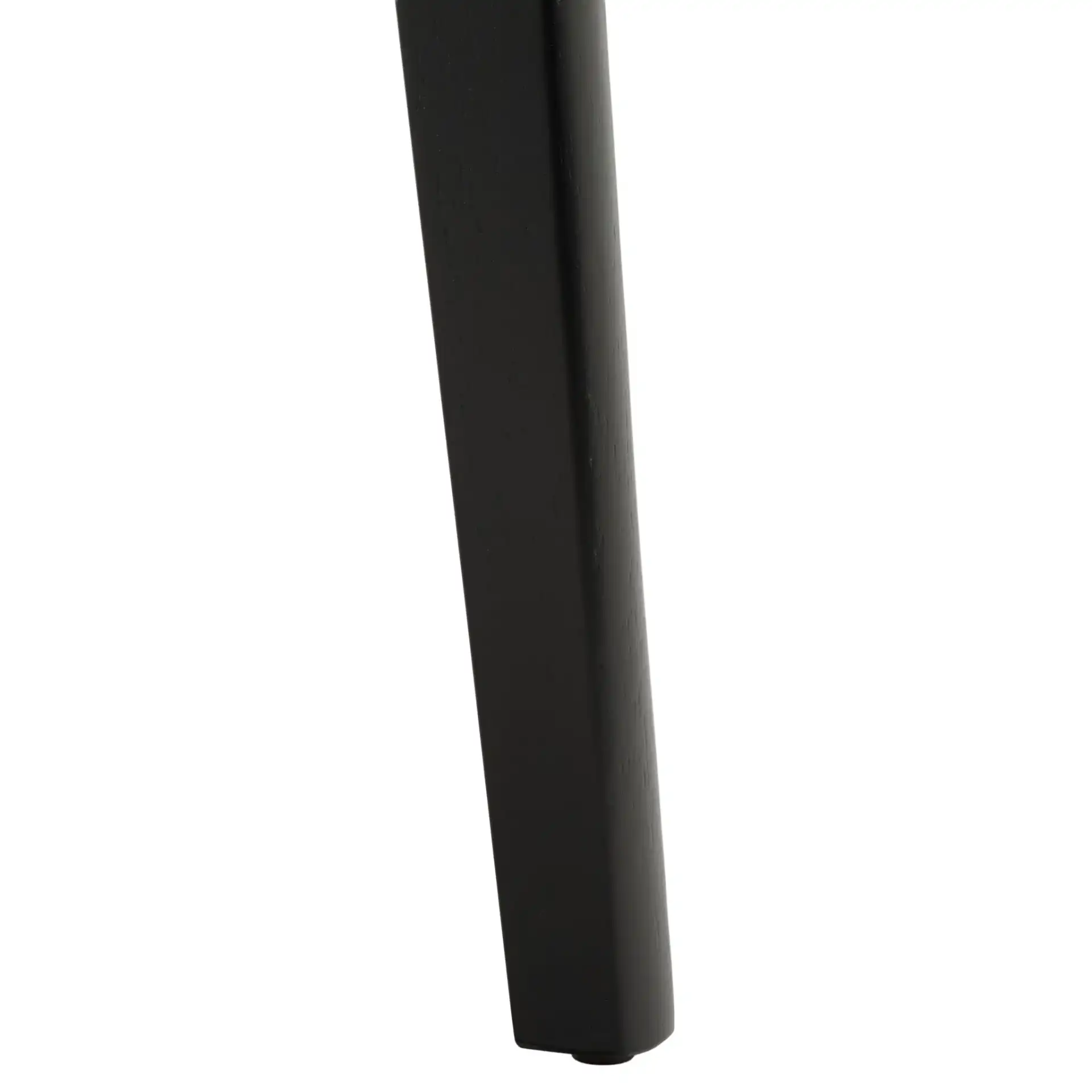 Bolinas Dining Table in Black, detail view