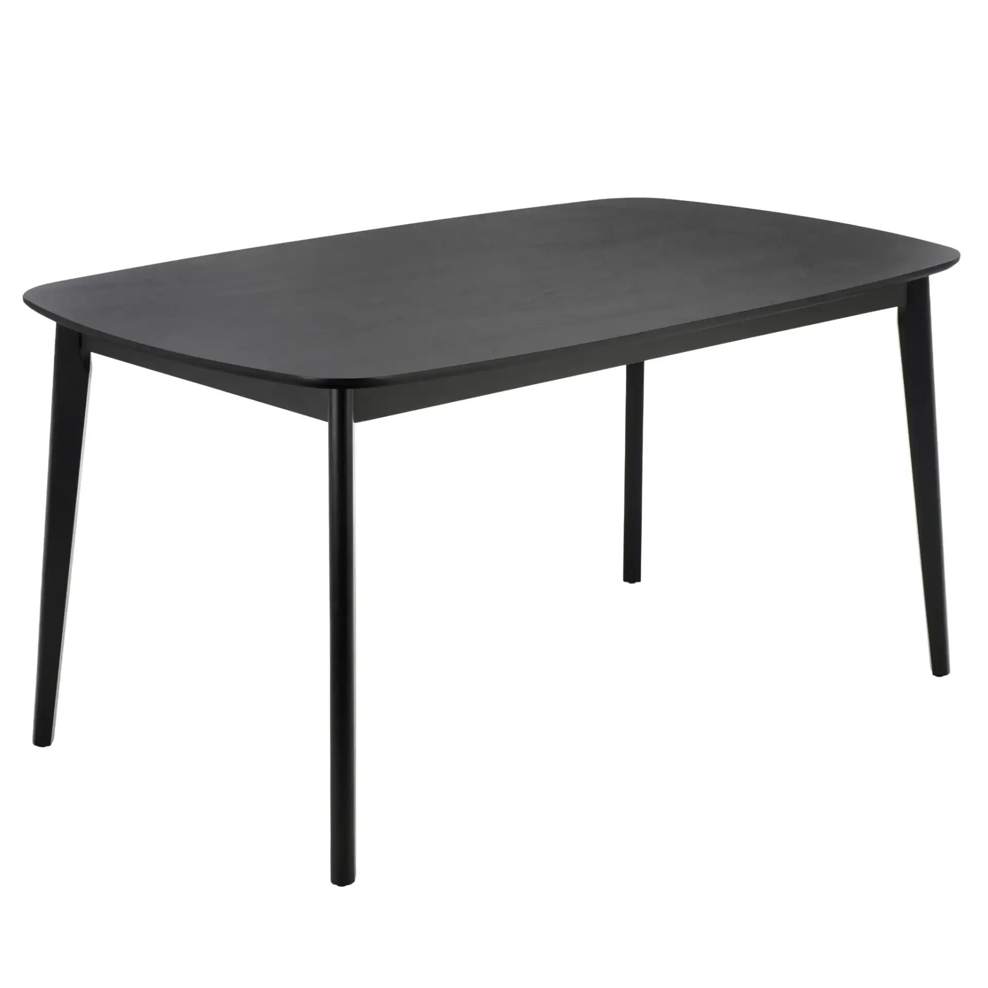 Bolinas Dining Table in Black, detail view
