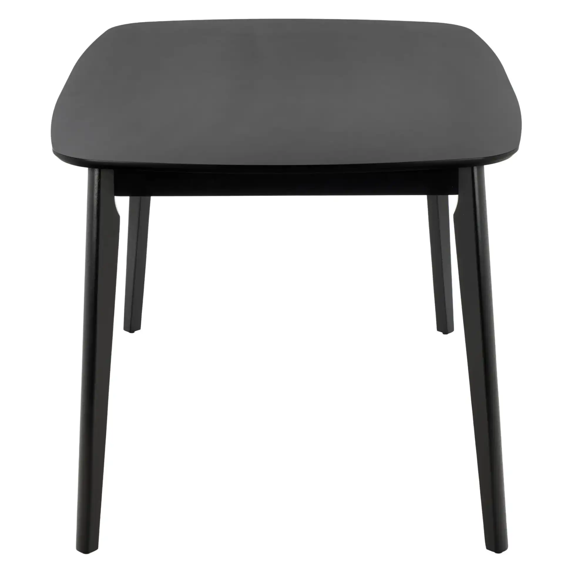 Bolinas Dining Table in Black, detail view