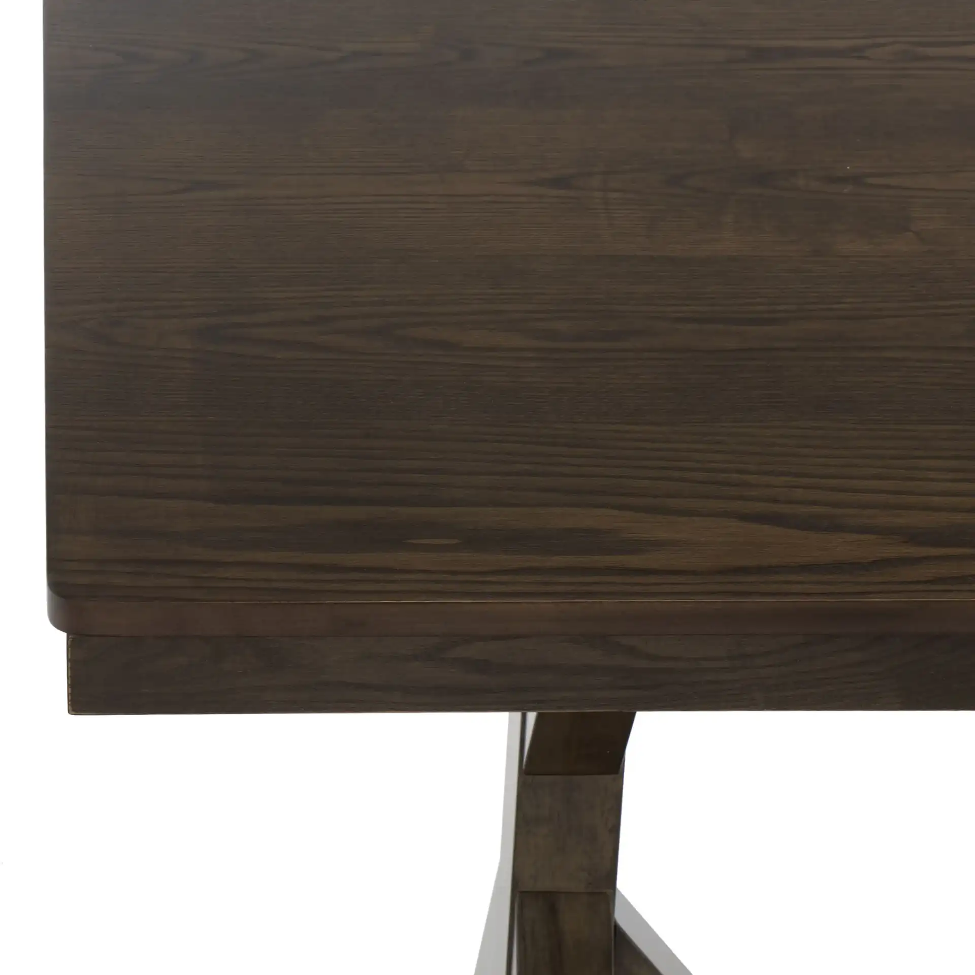 Hildy Dining Table in Ash Brown in a styled room