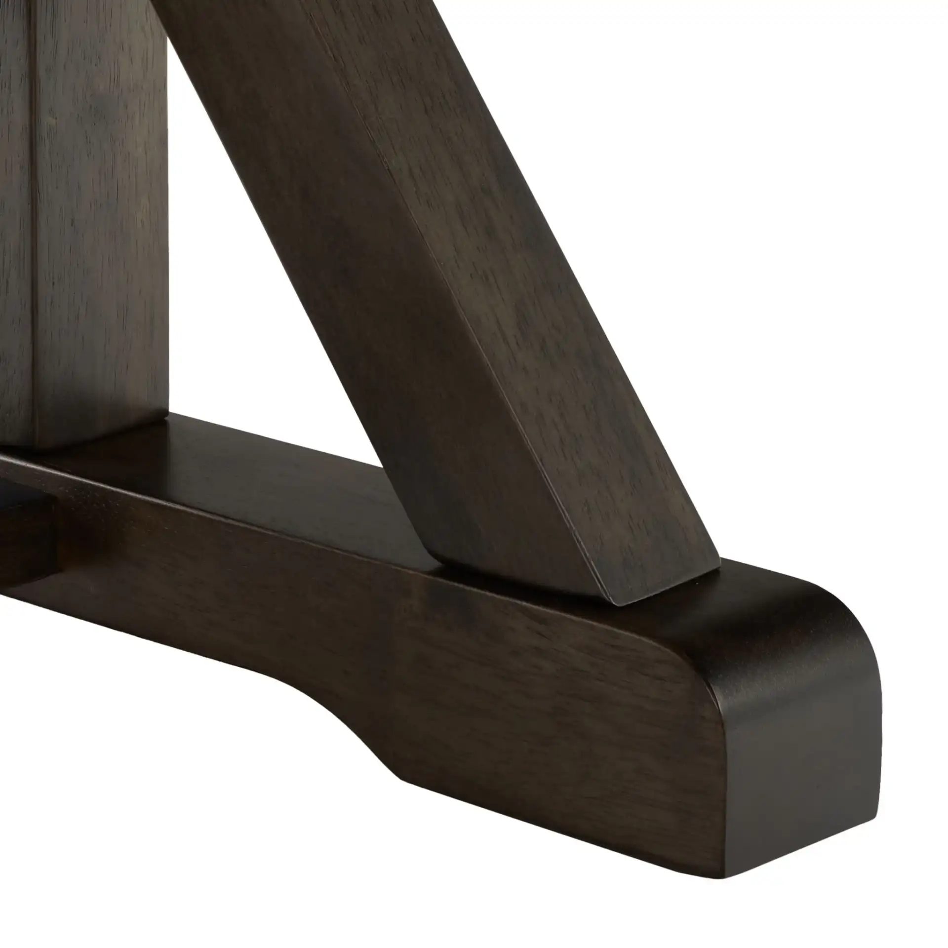 Hildy Dining Table in Ash Brown, detail view