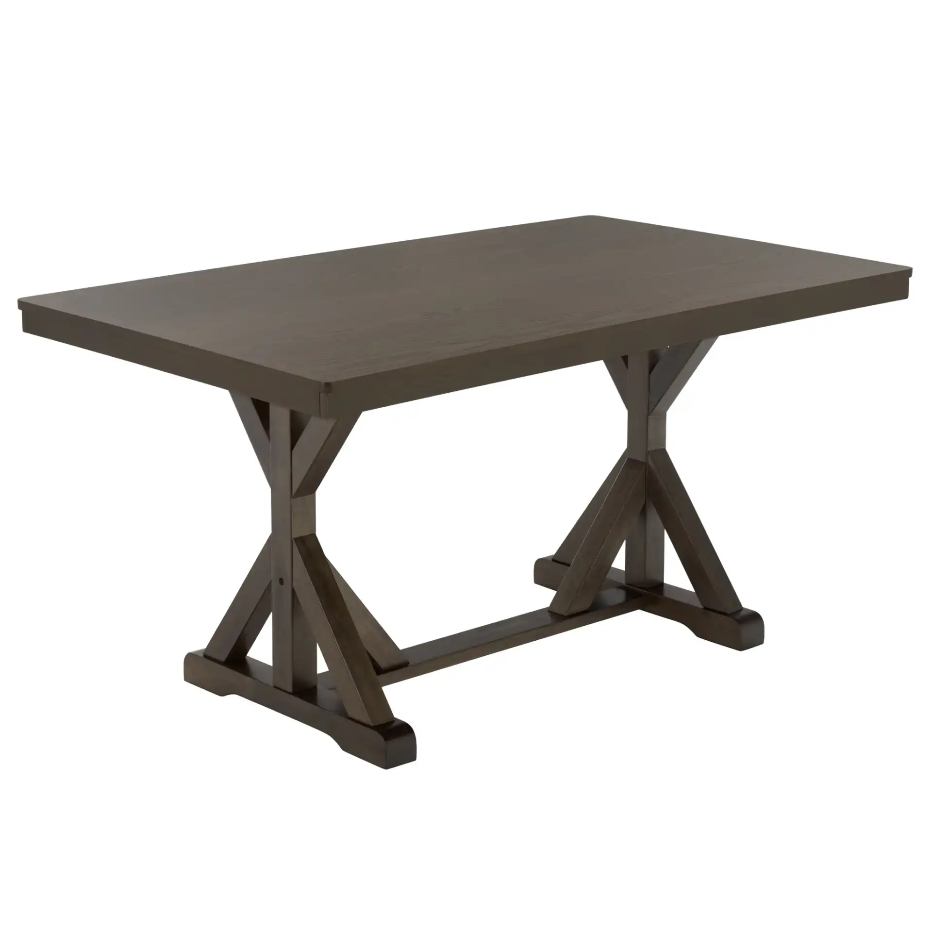 Hildy Dining Table in Ash Brown, detail view