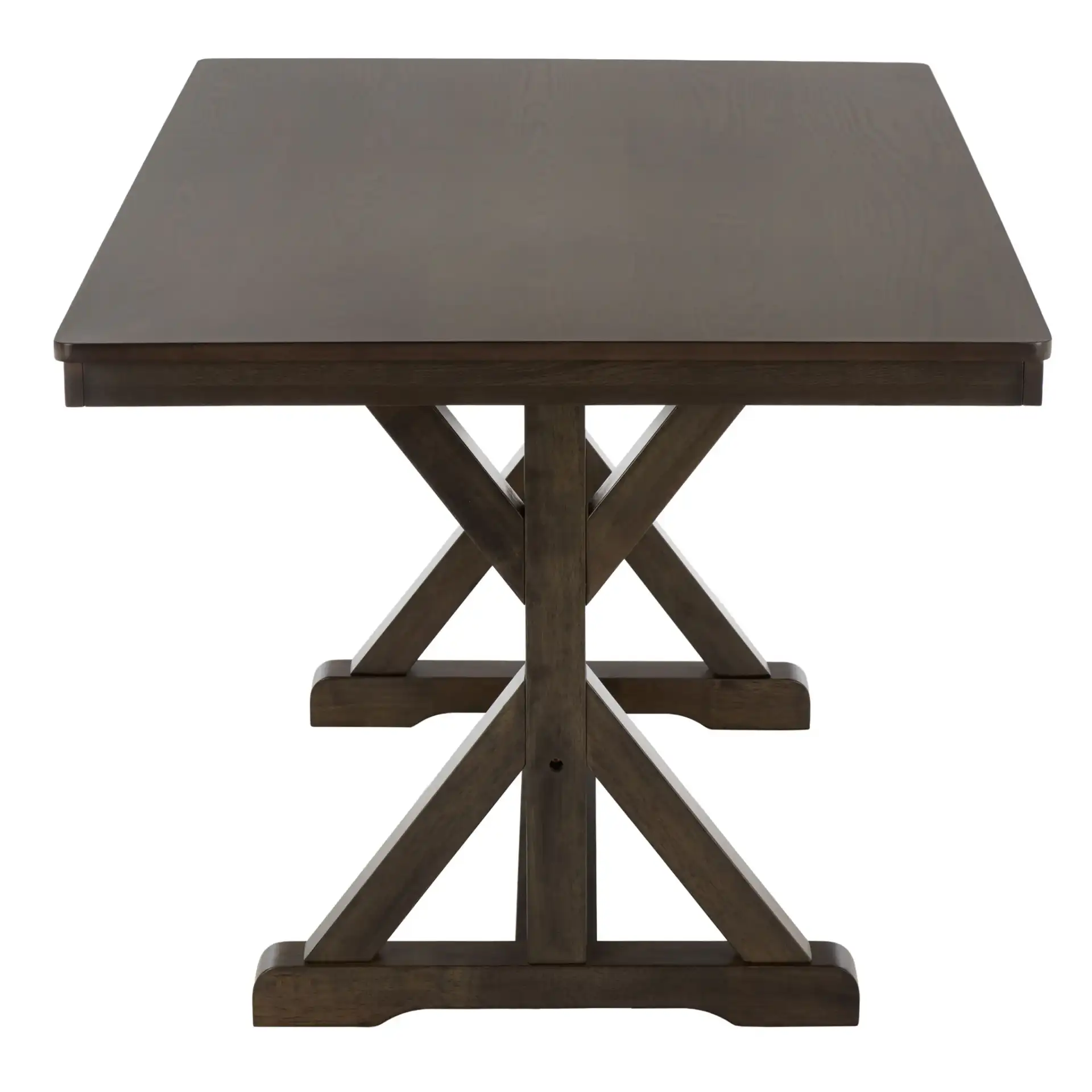 Hildy Dining Table in Ash Brown, detail view