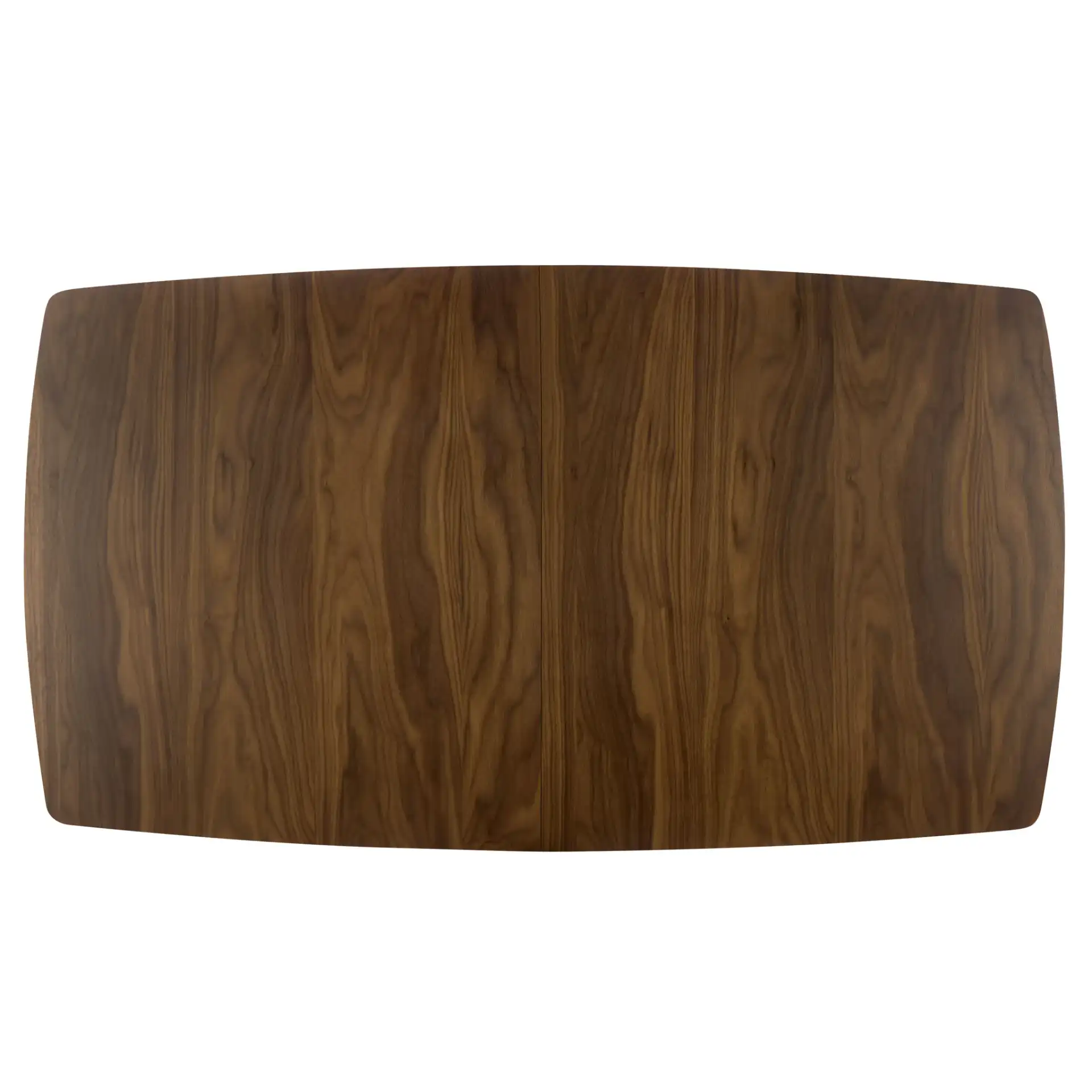 Alissa Extendable Dining Table in Walnut, detail view